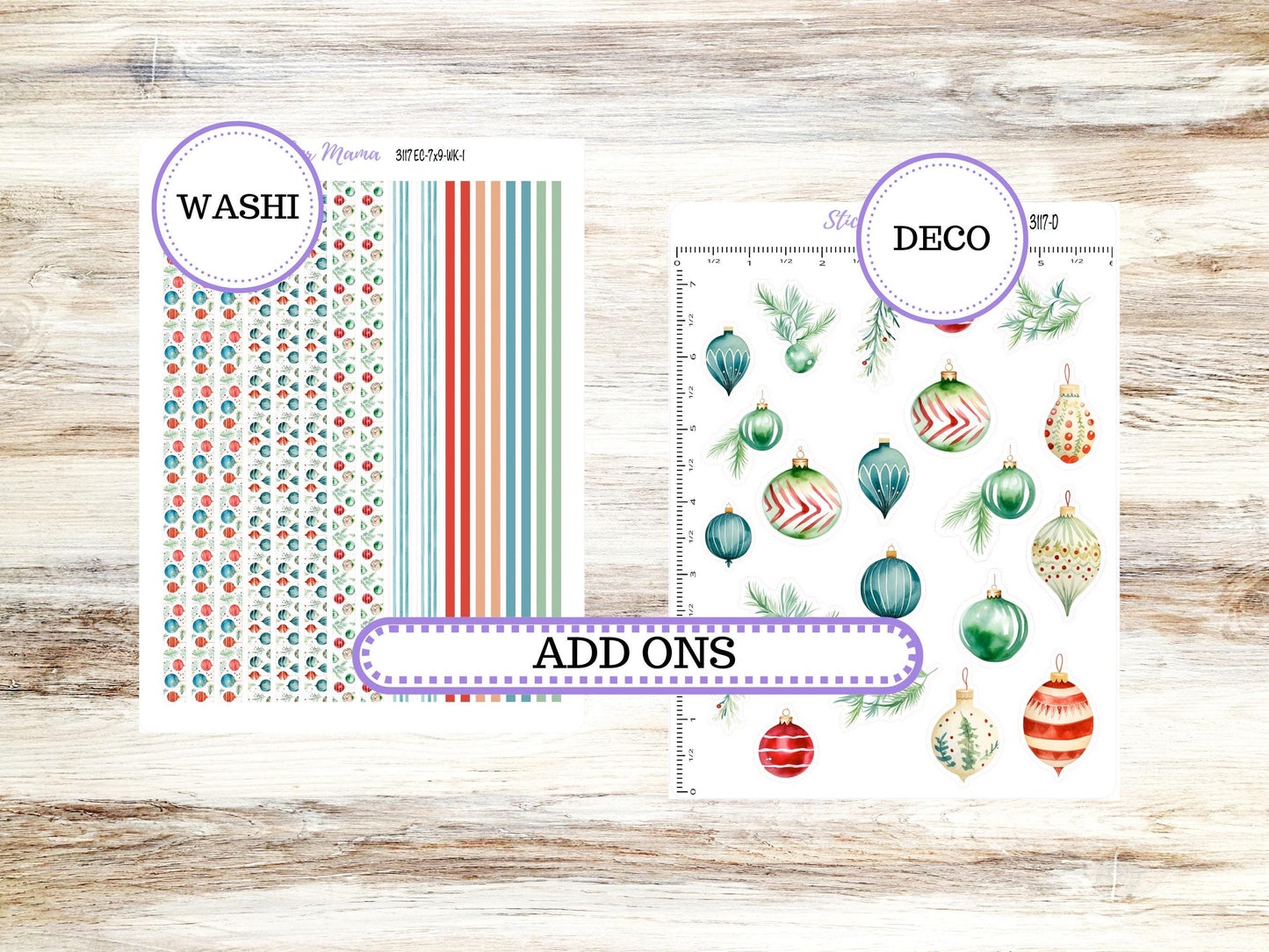 LD "The Valerie" || TEACHER Week + Month Planner Kit #3117 || December ||Laurel Denise Kit || Laurel Denise Teacher Planner || 9-25