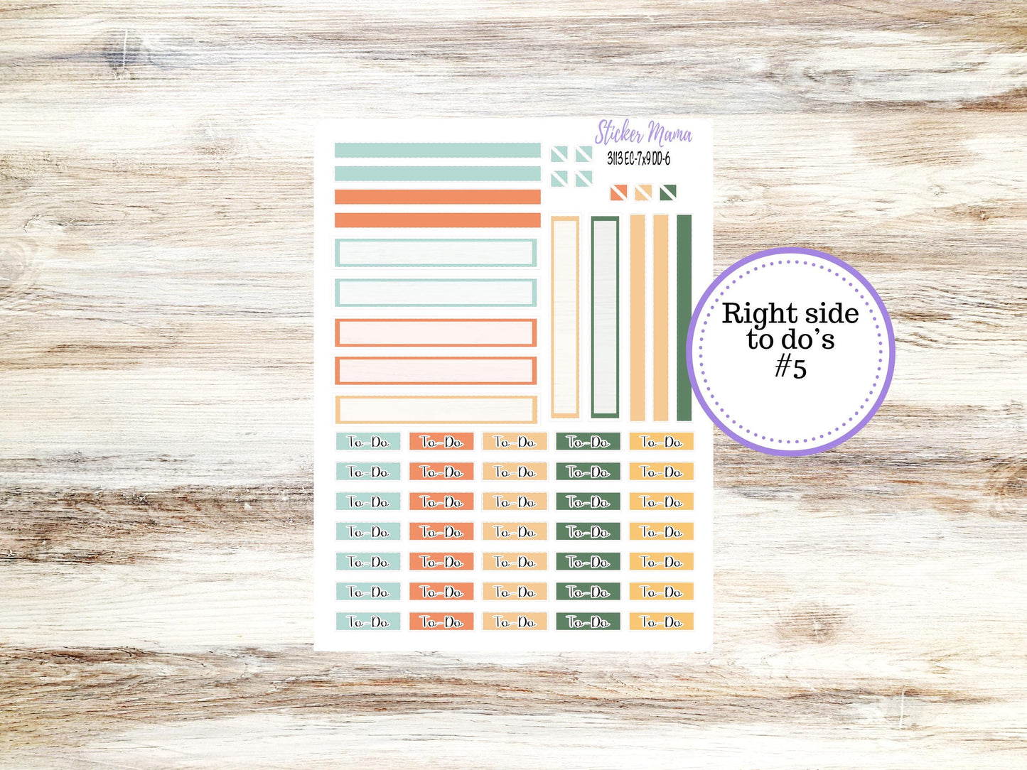 ERIN CONDREN Daily Duo Planner Kit DD-3113 || Sky High August || Daily Duo Planner Sticker Kit || Erin Condren ||