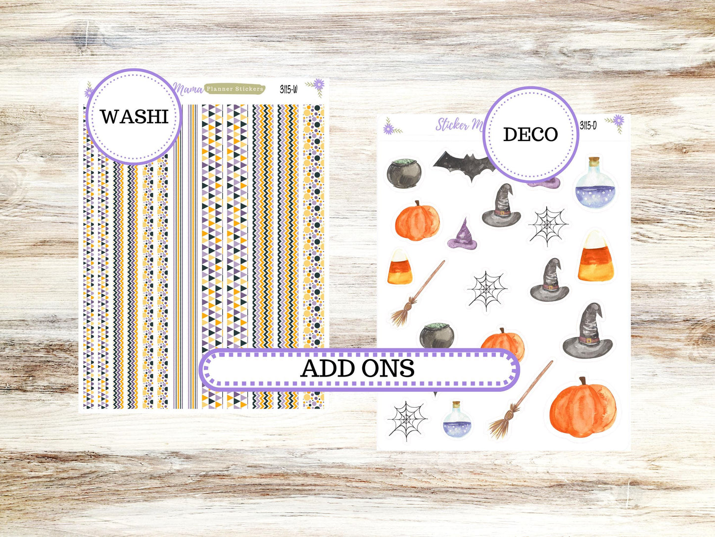 LD "The Valerie" || TEACHER Week + Month Planner Kit #3115 || Spooky Palette ||Laurel Denise Kit || Laurel Denise Teacher Planner || June 25
