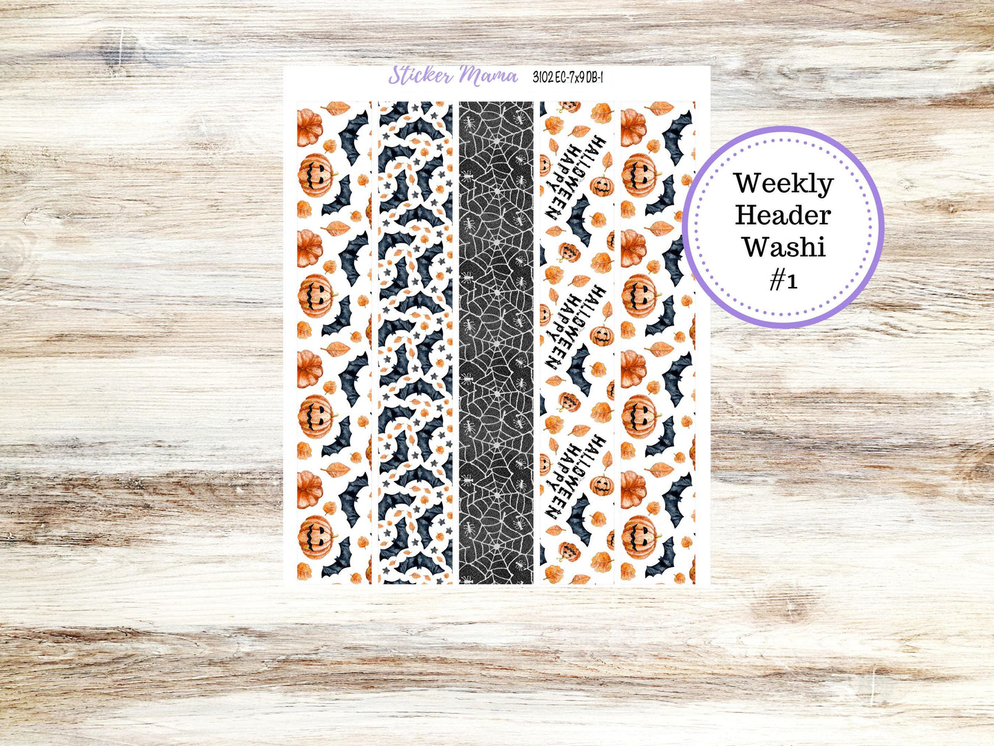 ERIN CONDREN Dashboard Planner Kit DB-3102 || Pumpkin Town || Dashboard Planner Sticker Kit || Erin Condren ||