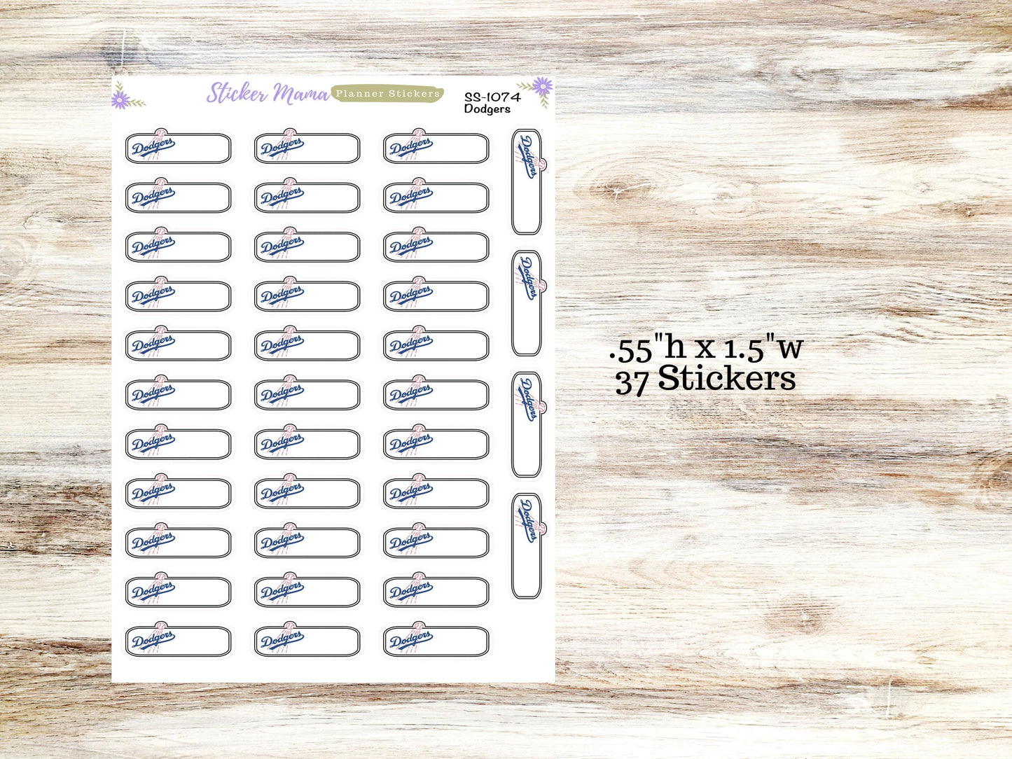 CUSTOM BASEBALL Stickers SS-1074 || Baseball Stickers || Baseball Games || Baseball Labels || Baseball Planner Stickers
