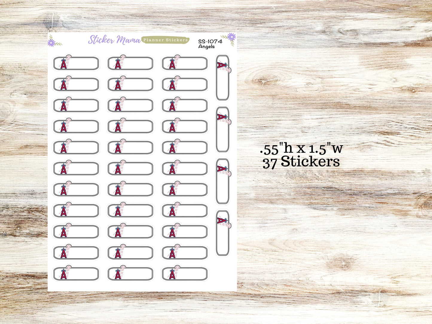 CUSTOM BASEBALL Stickers SS-1074 || Baseball Stickers || Baseball Games || Baseball Labels || Baseball Planner Stickers
