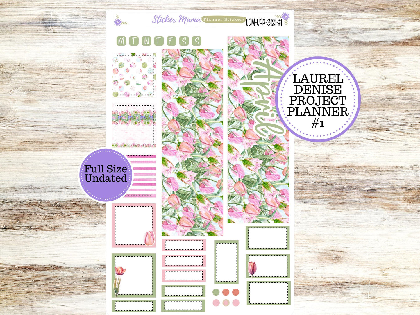 LAUREL DENISE PROJECT Planner Kit #3121 || Easter Petals || Laurel Denise Kit || Laurel Denise Stickers || || Any Month ld