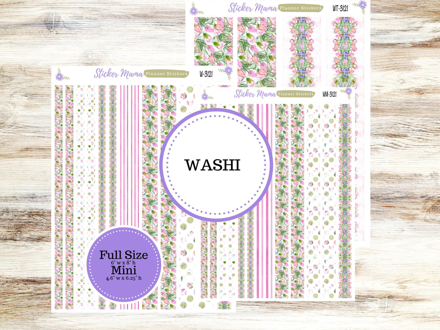 WASHI PLANNER STICKERS || 3121 || Easter Petals || Washi Stickers || Planner Stickers || Washi for Planners