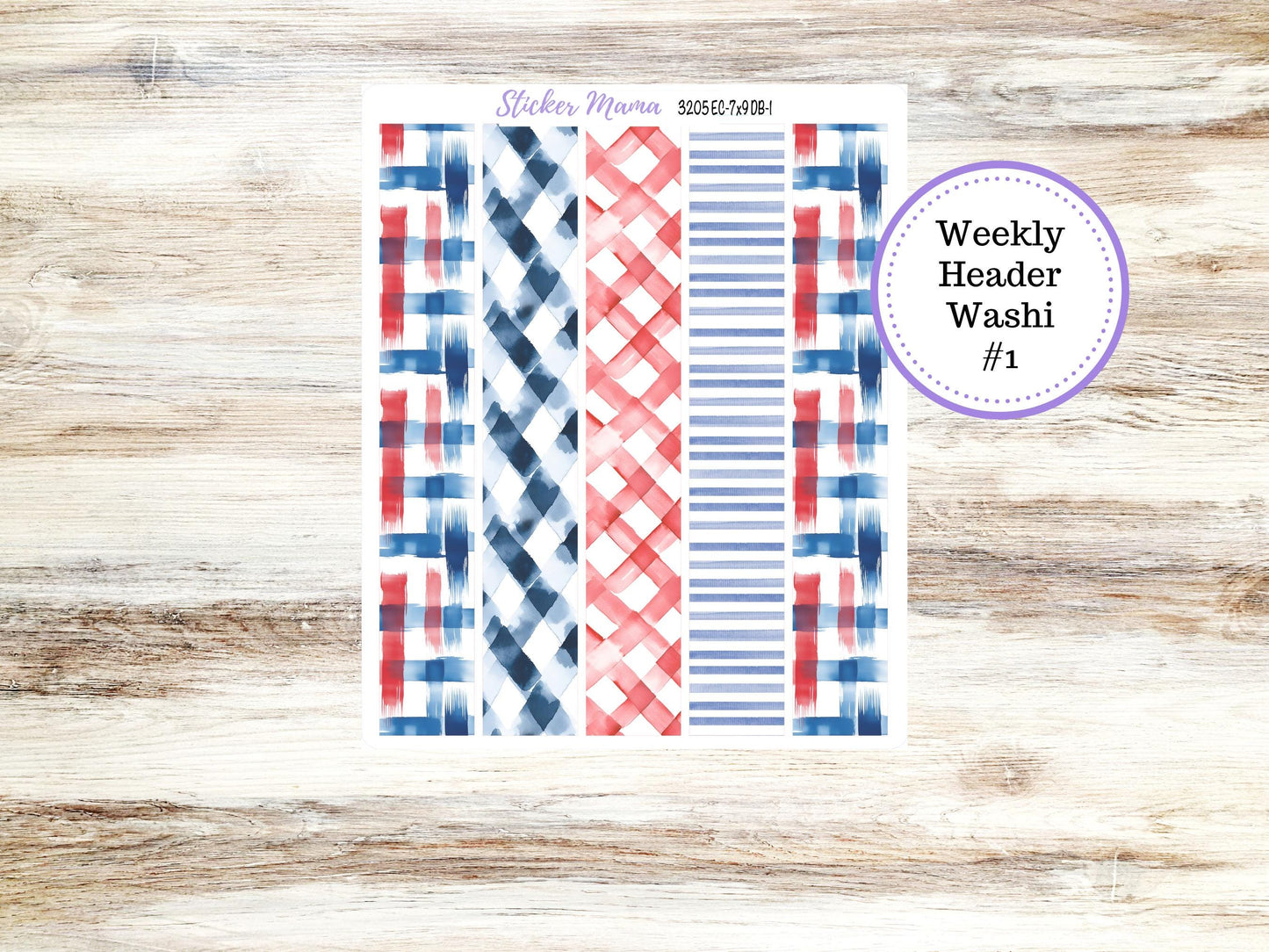 ERIN CONDREN Dashboard Planner Kit DB-3205 || Patriotic Festivities || Dashboard Planner Sticker Kit || Erin Condren ||