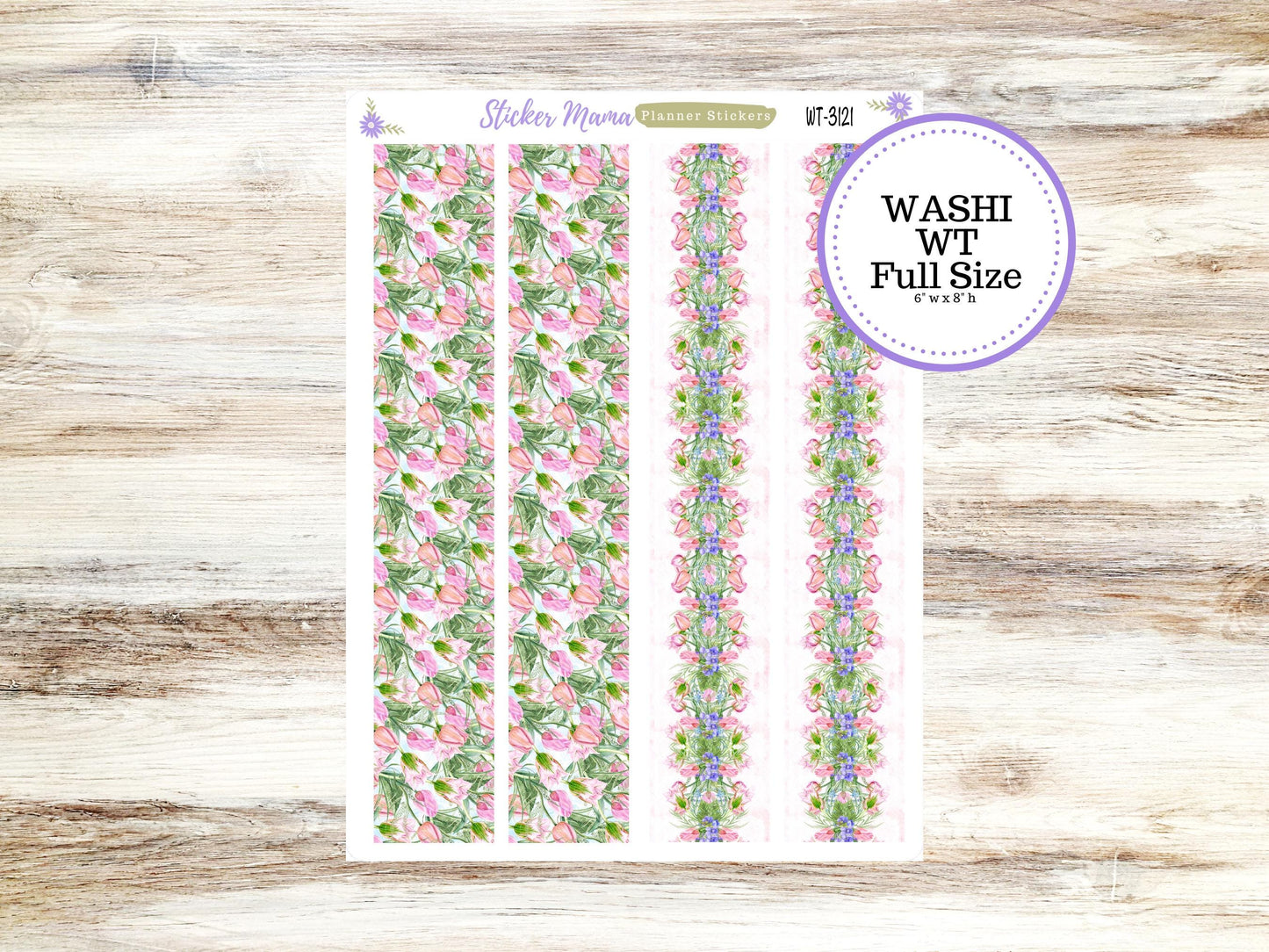 WASHI PLANNER STICKERS || 3121 || Easter Petals || Washi Stickers || Planner Stickers || Washi for Planners