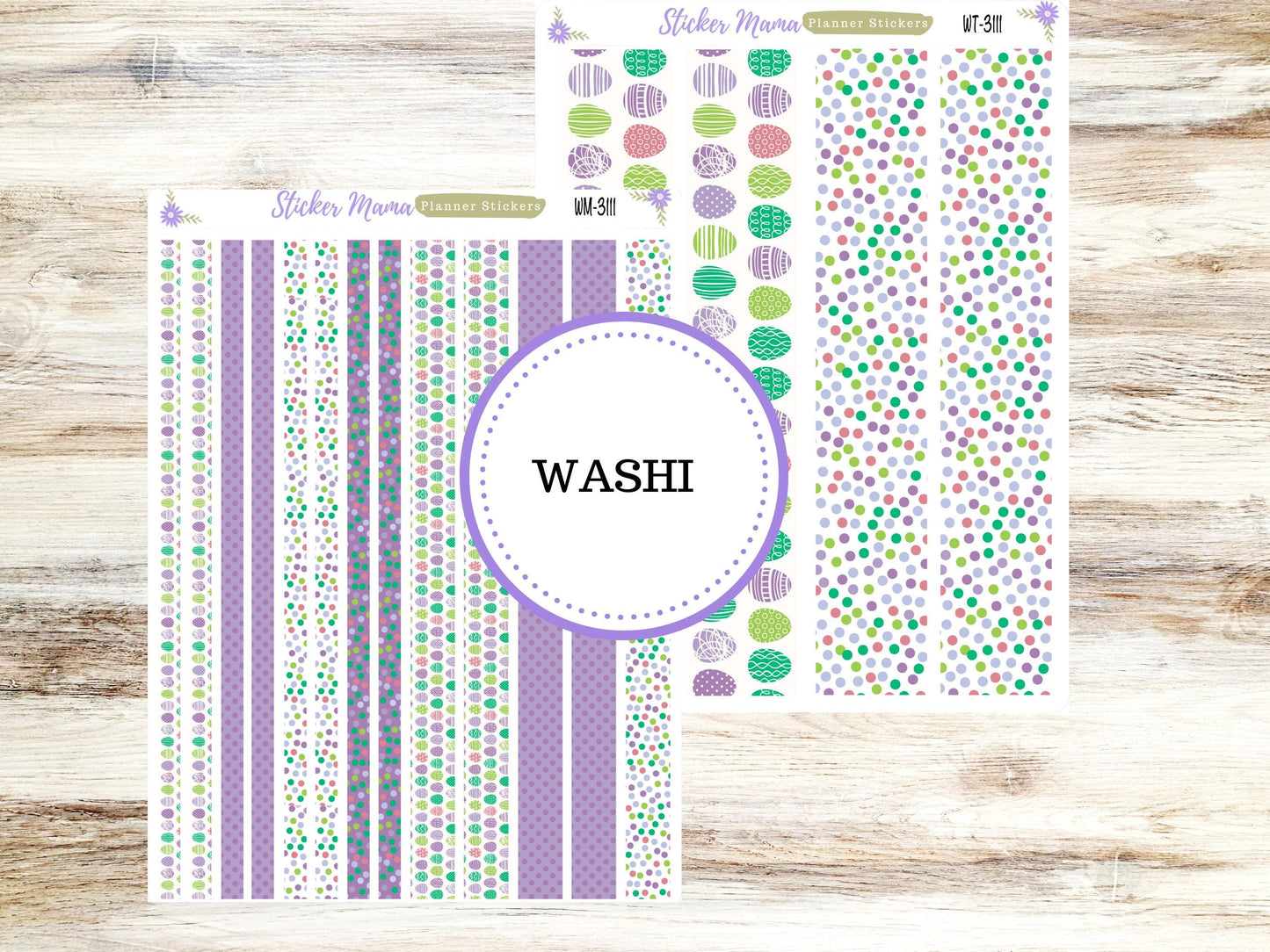 WASHI PLANNER STICKERS || 3111 || Easter Extravaganza || Washi Stickers || Planner Stickers || Washi for Planners