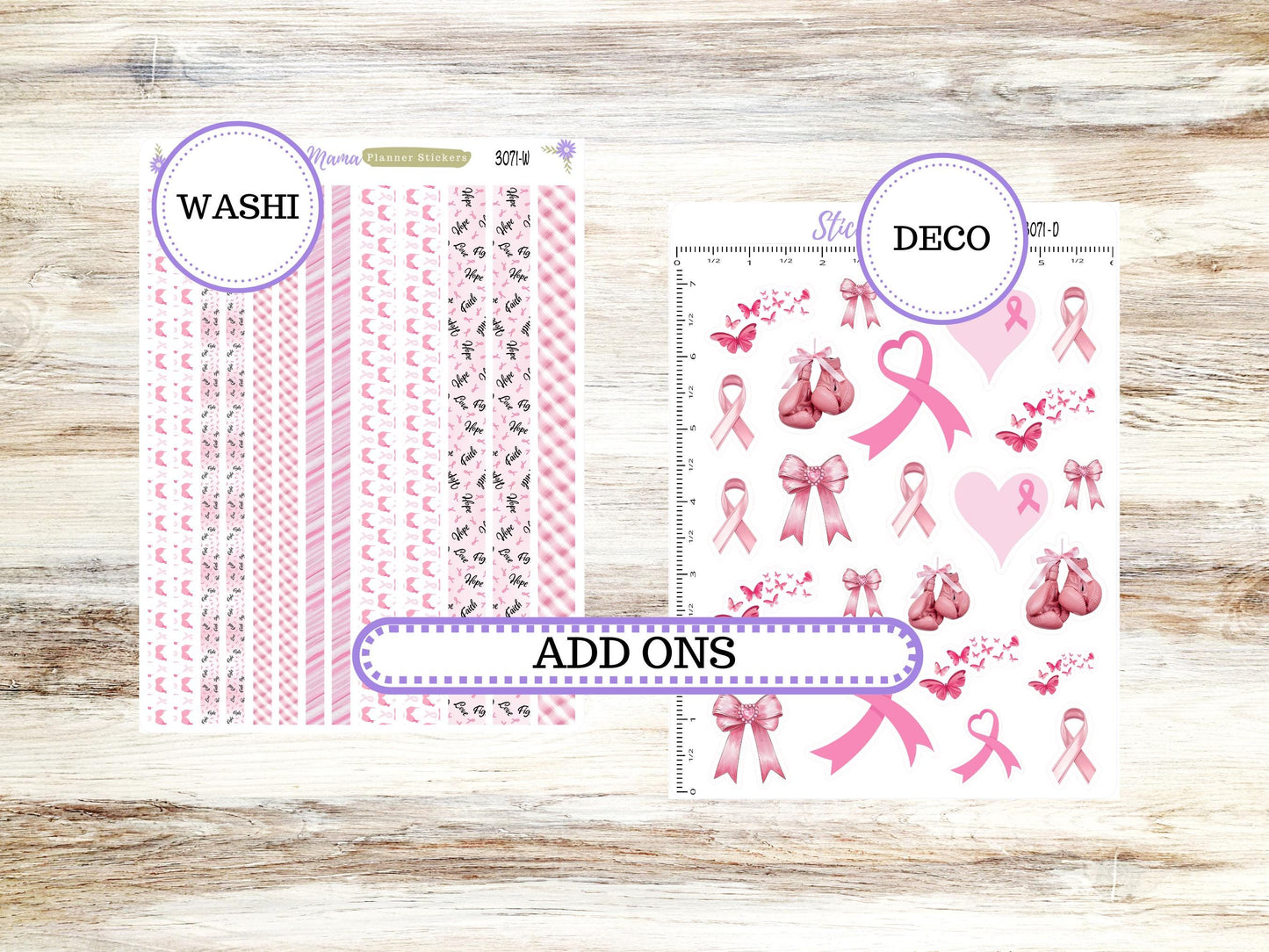 LD "The Valerie" || TEACHER Week + Month Planner Kit #3071 || Breast Cancer ||Laurel Denise Kit || Laurel Denise Teacher Planner || June 25