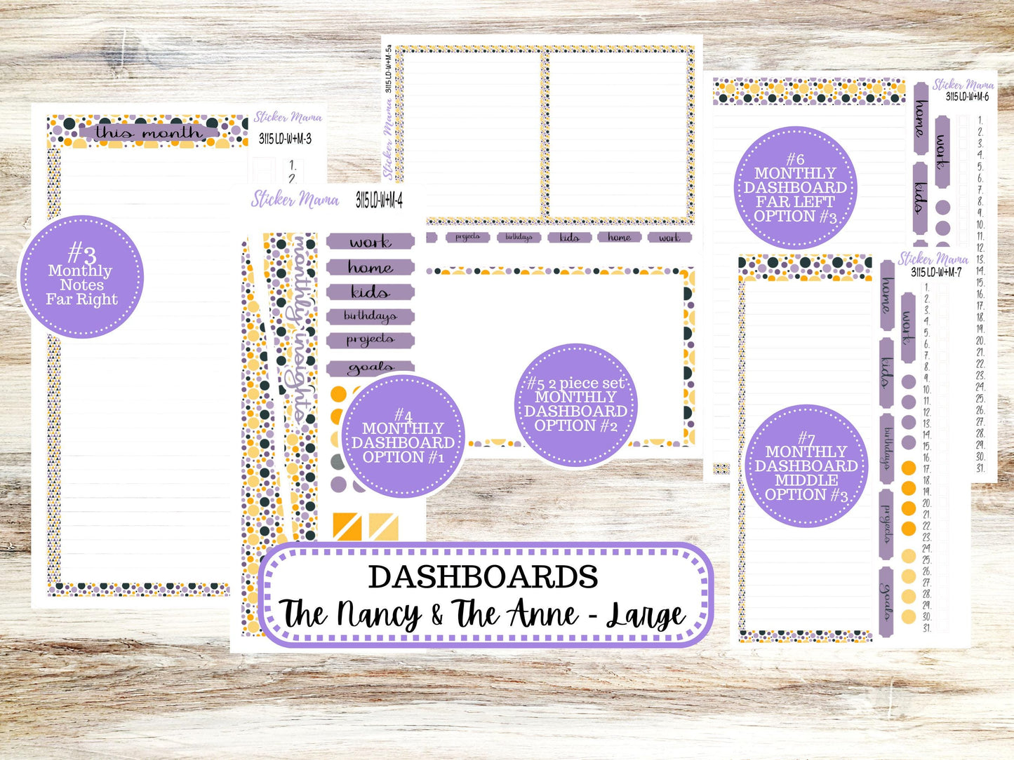 LAUREL DENISE Week + Month PLANNER Monthly Kit #3115 || Laurel Denise Kit || Laurel Denise Horizontal Vertical || Spooky Palette || Aug 25