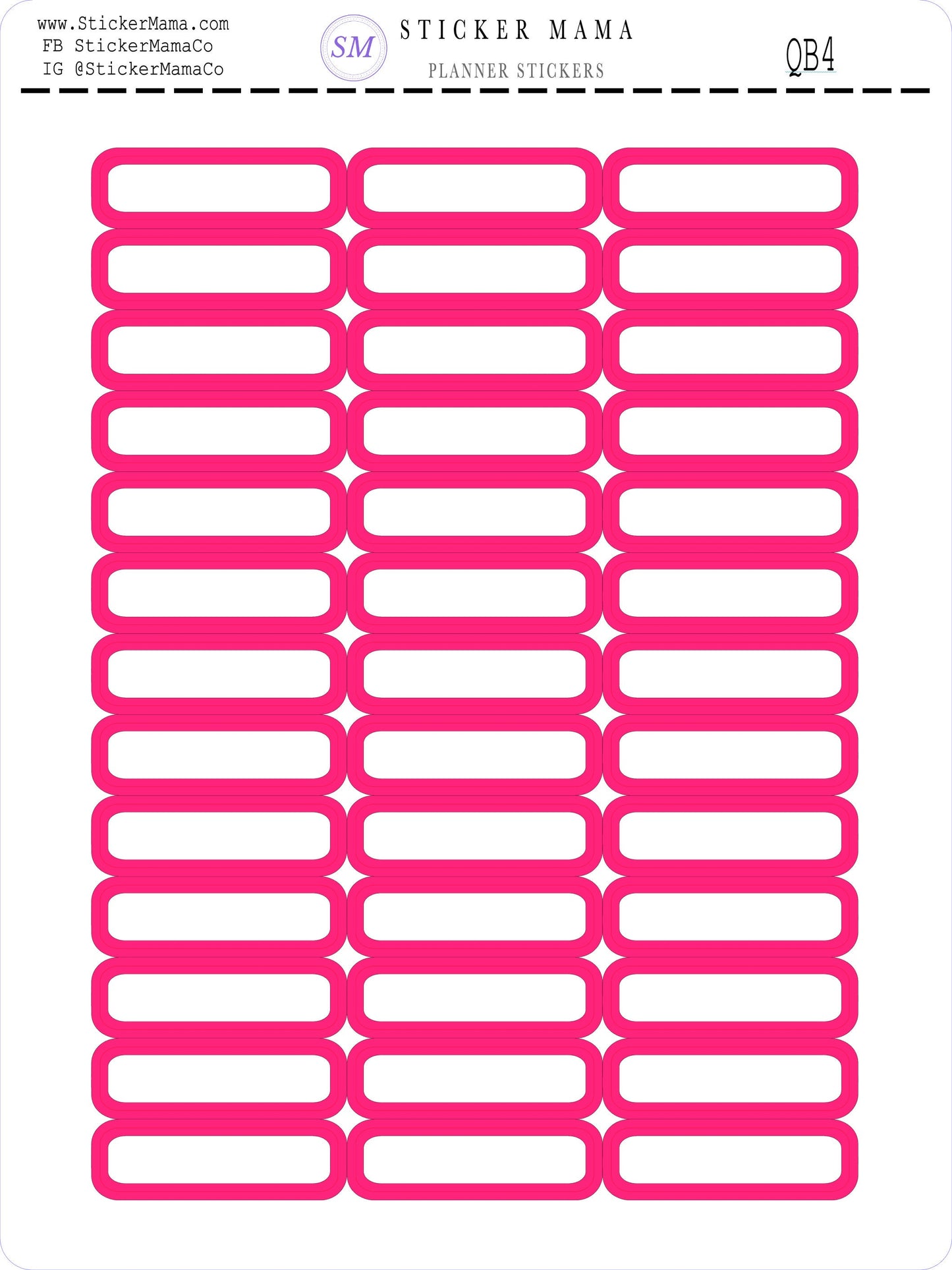 QUARTER BOX STICKERS .4" x 1.5" quarter box labels quarter planner box ec planner stickers deluxe sticker kit full planner boxes