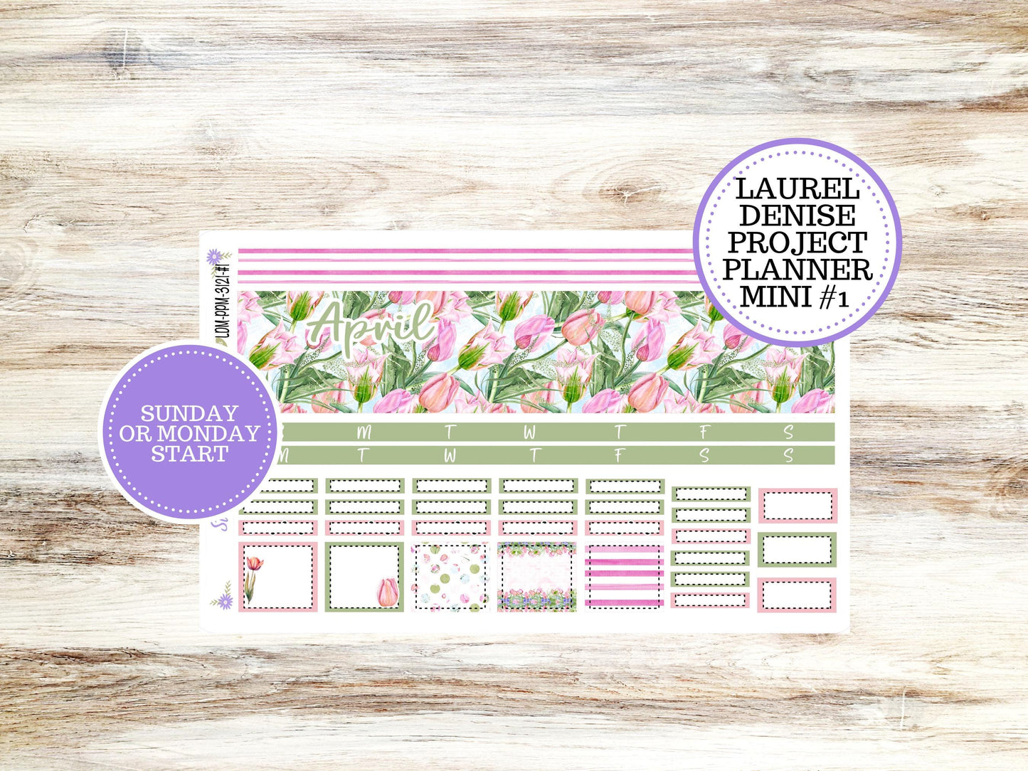 LAUREL DENISE PROJECT Planner Kit #3121 || Easter Petals || Laurel Denise Kit || Laurel Denise Stickers || || Any Month ld