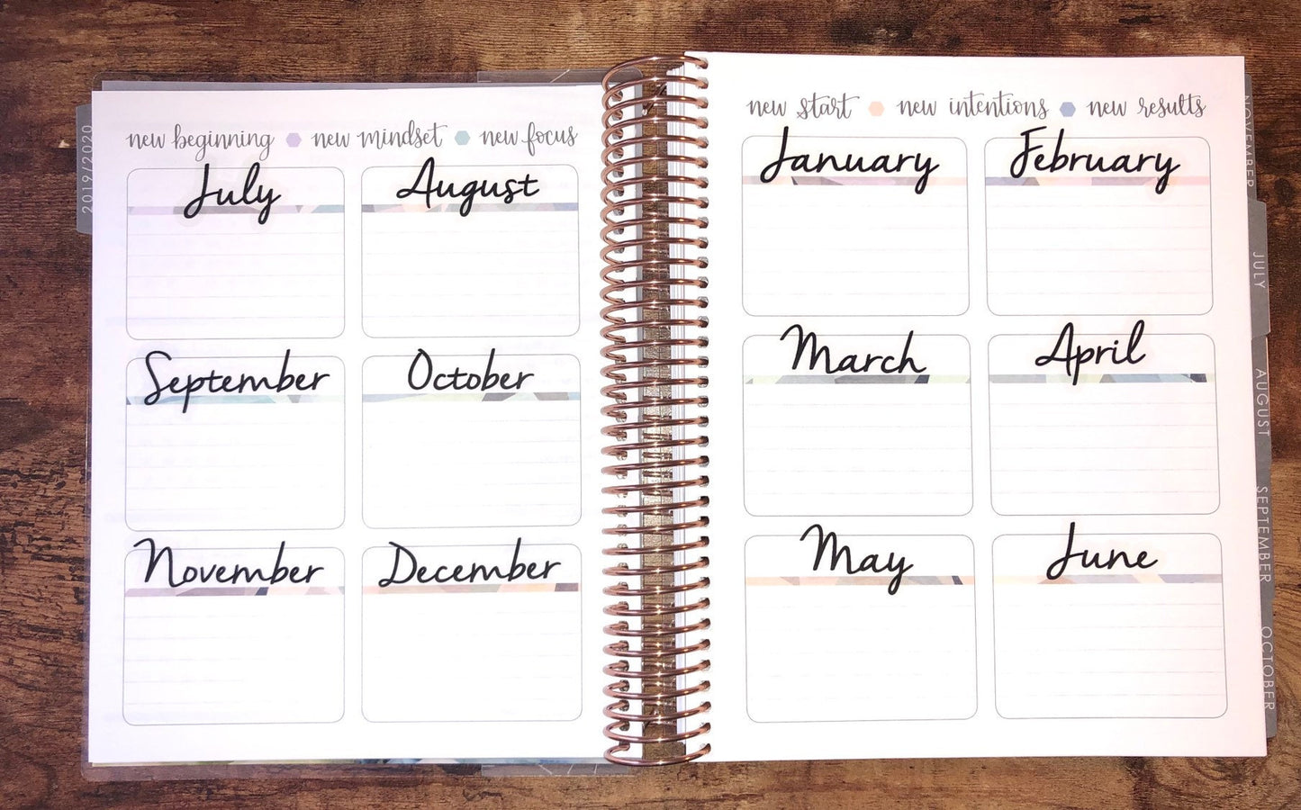 MONTHLY STICKERS - 3001 - Month Planner Stickers - Months of the Year Stickers - Planner Stickers