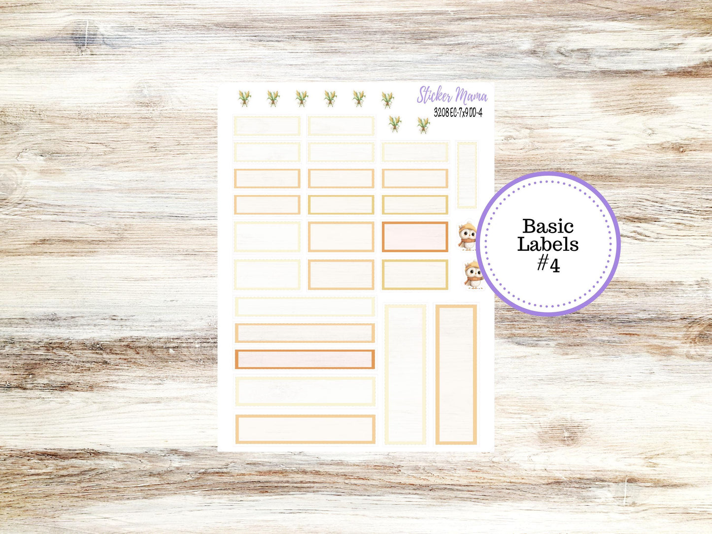 ERIN CONDREN Daily Duo Planner Kit DD-3208 || November - Fall Fields || Daily Duo Planner Sticker Kit || Erin Condren ||