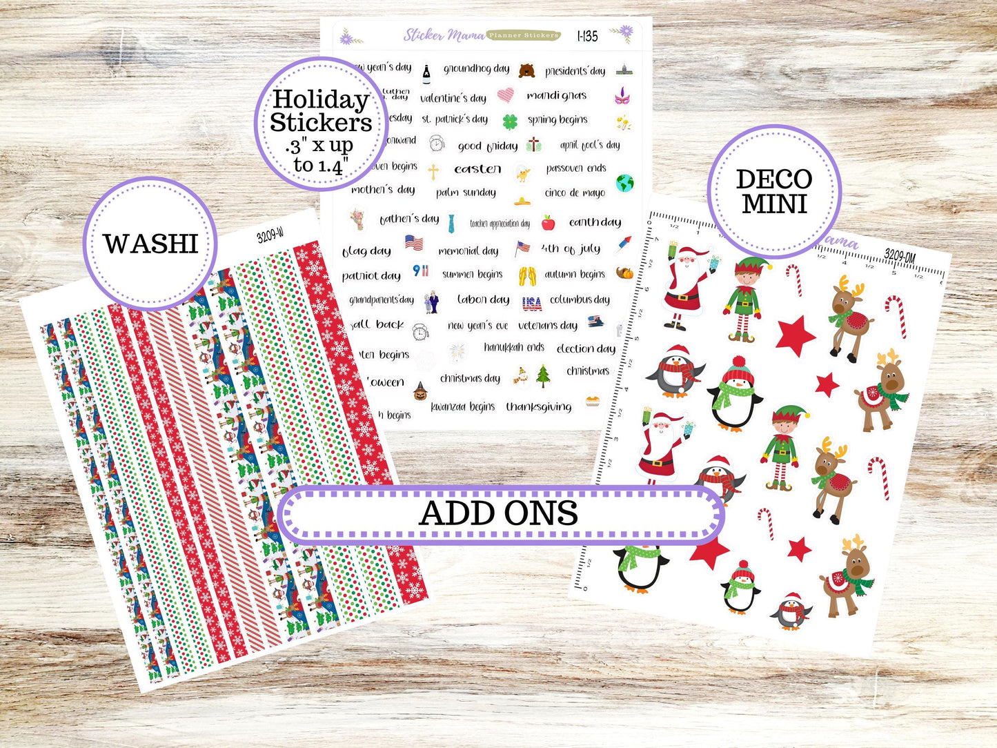 LD "The Scout" || PORTRAIT Weekly + Monthly Planner Kit #3209 || December || Laurel Denise Kit Portrait || Jolly Pines || 9-25