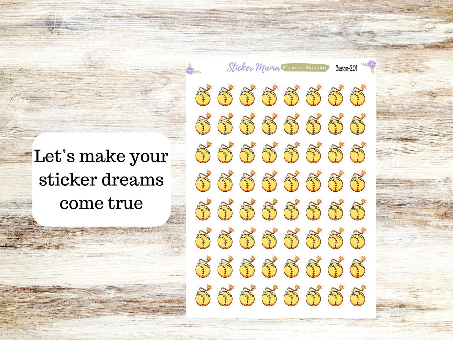CUSTOM STICKERS || Custom Sport Stickers || Custom Planner Stickers ||