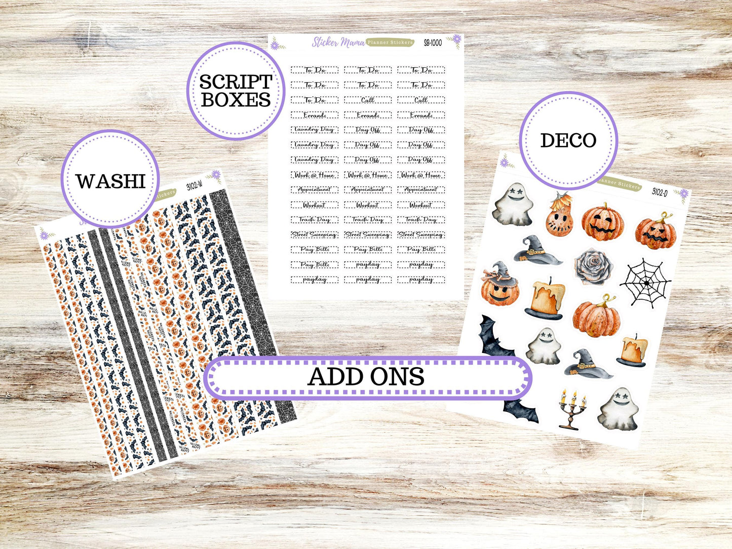 LAUREL DENISE Week + Month PLANNER Monthly Kit #3102 || Laurel Denise Kit || Laurel Denise Horizontal Vertical || Pumpkin Town || Aug 25