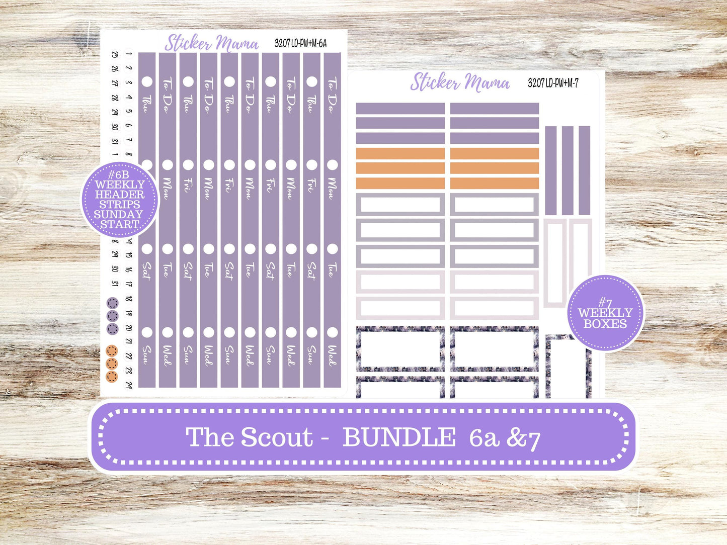 LD "The Scout" || PORTRAIT Weekly + Monthly Planner Kit #3207 || Haunted Haven || Laurel Denise Kit Portrait || Aug 25