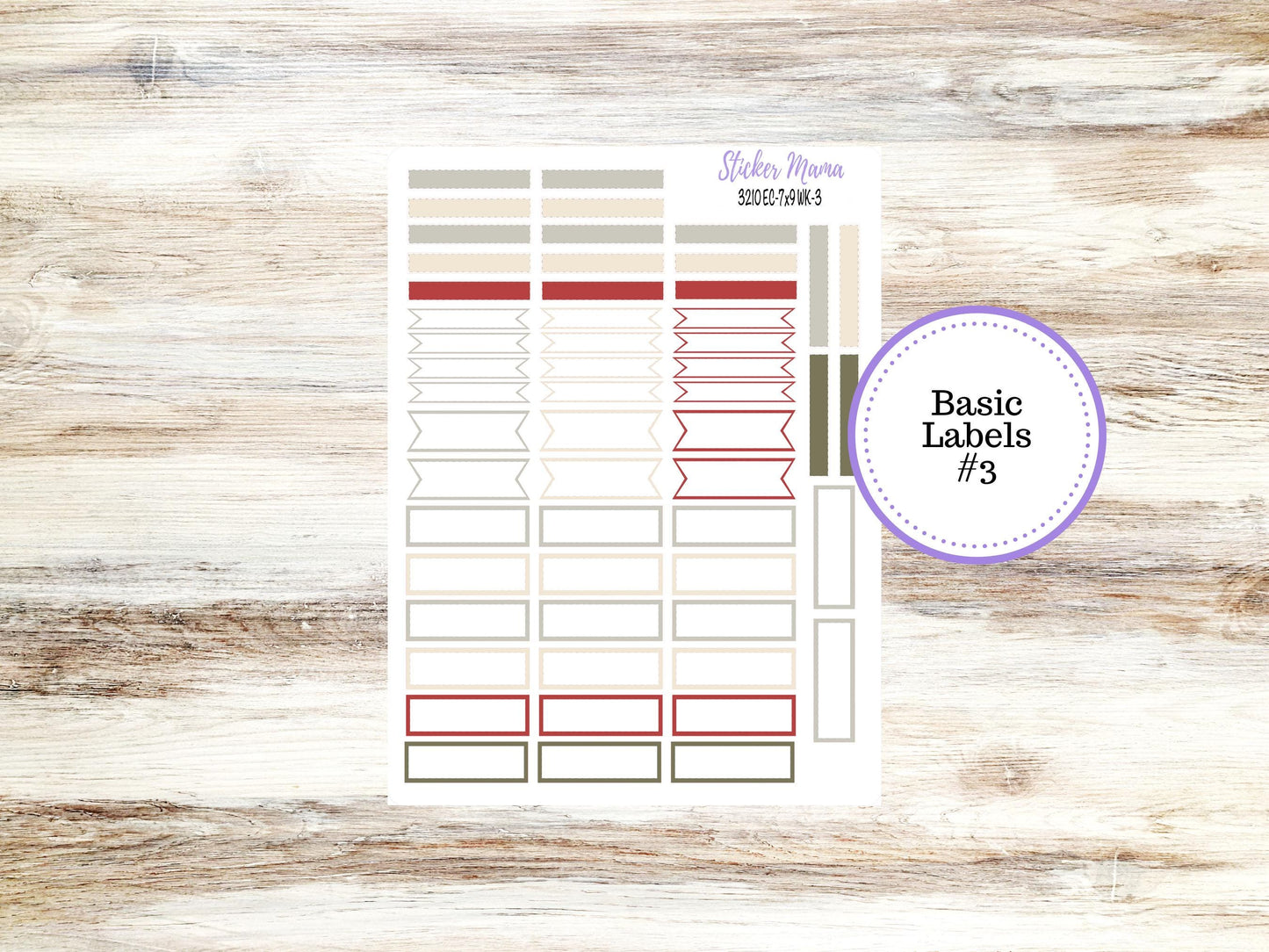 ERIN CONDREN Weekly Planner Kit WK-3210 || December || Weekly Planner Sticker Kit || Erin Condren || Frosty Friends || 9-25