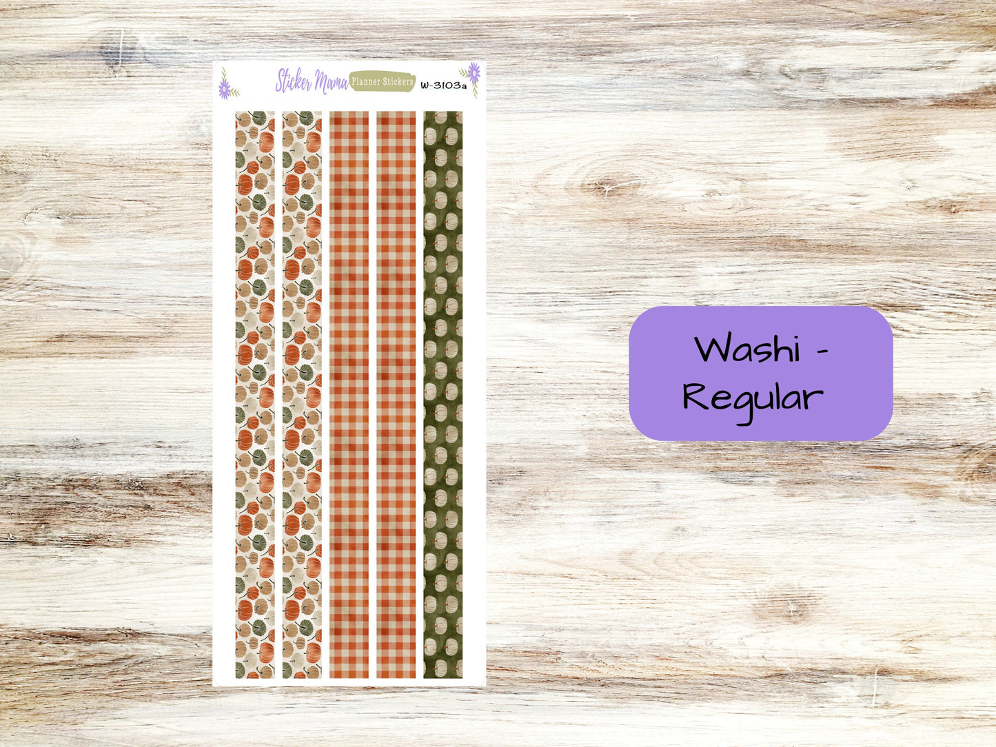 WASHI PLANNER STICKERS || 3103 || Harvest Thanksgiving || Washi Stickers || Planner Stickers || Washi for Planners