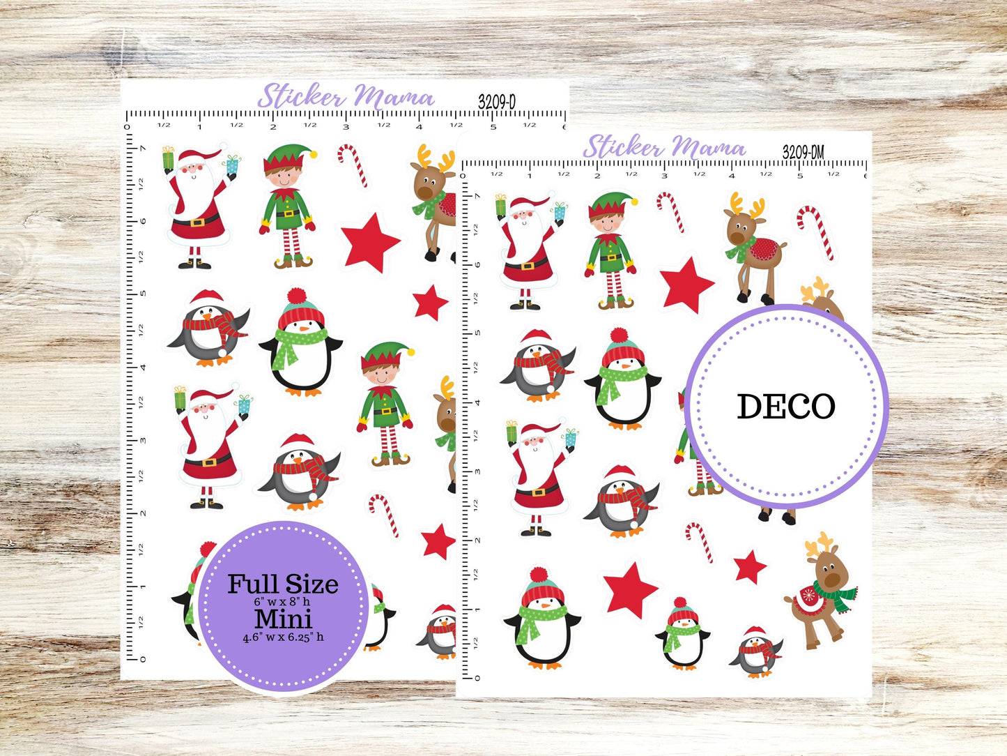 DECO-3209 || Jolly Pines Deco || PLANNER STICKERS || Fall Stickers ||