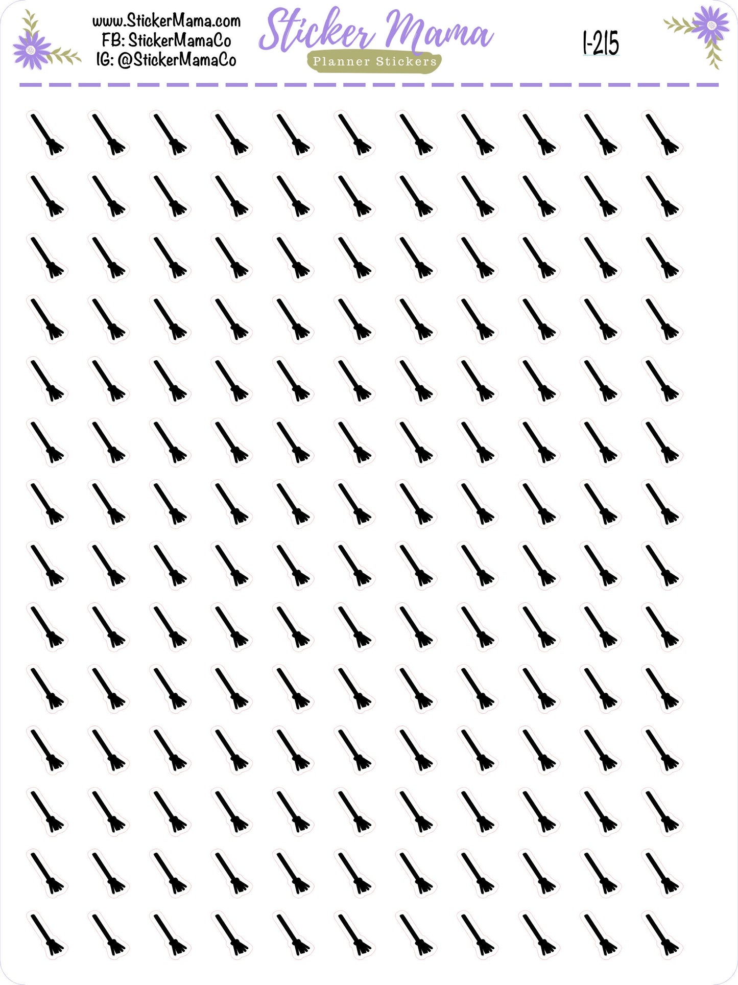 I-215 - DUST STICKERS || Icon Stickers || Black and White Stickers
