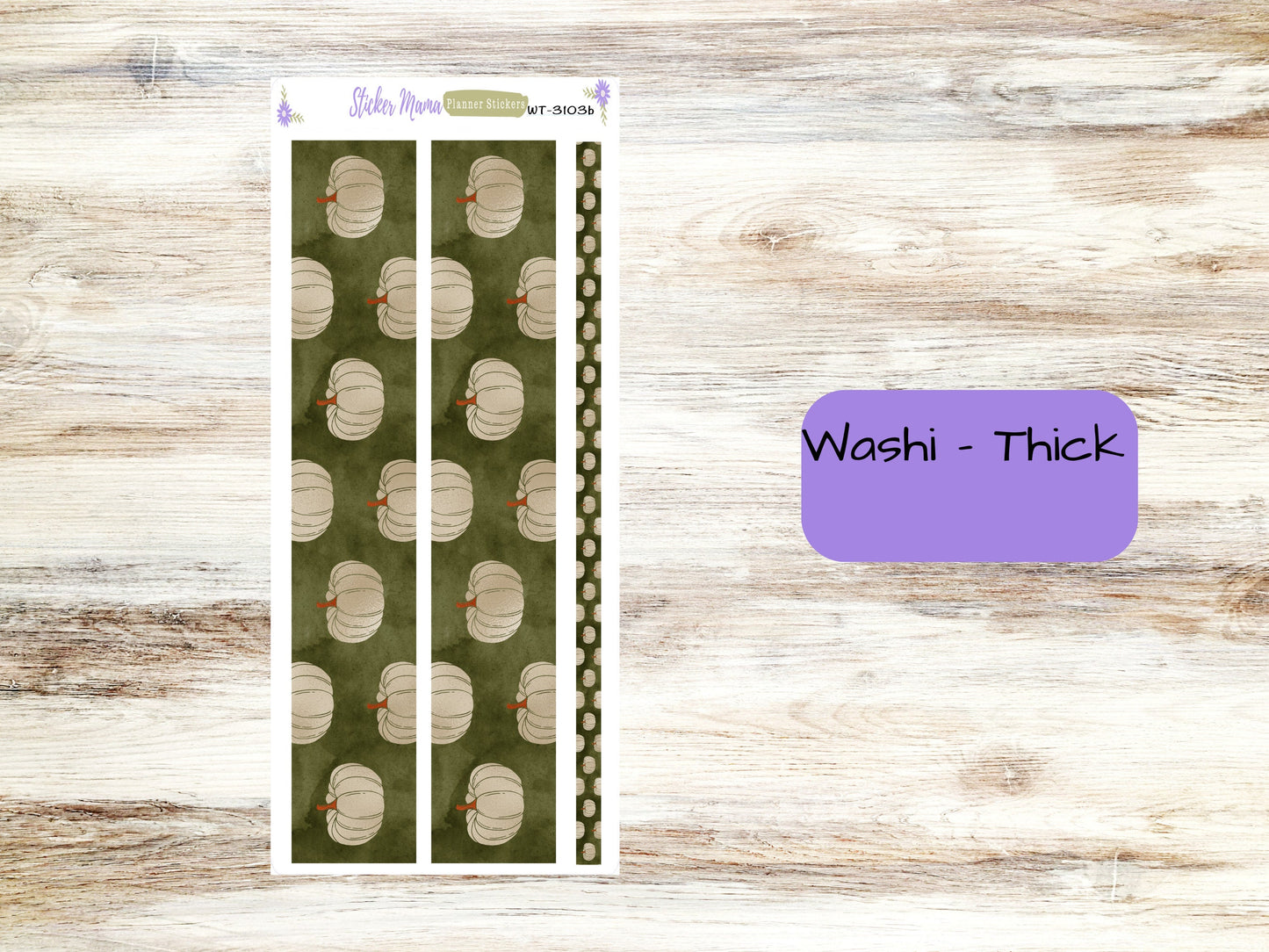 WASHI PLANNER STICKERS || 3103 || Harvest Thanksgiving || Washi Stickers || Planner Stickers || Washi for Planners