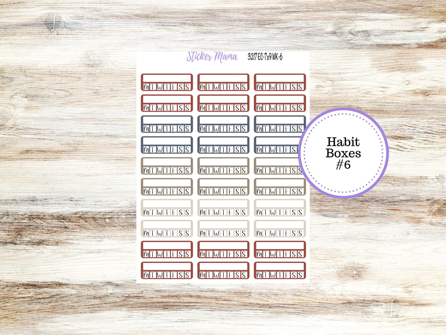 Erin Condren Weekly Planner Kit | Vertical & Hourly Stickers | WK-3217 Old Glory