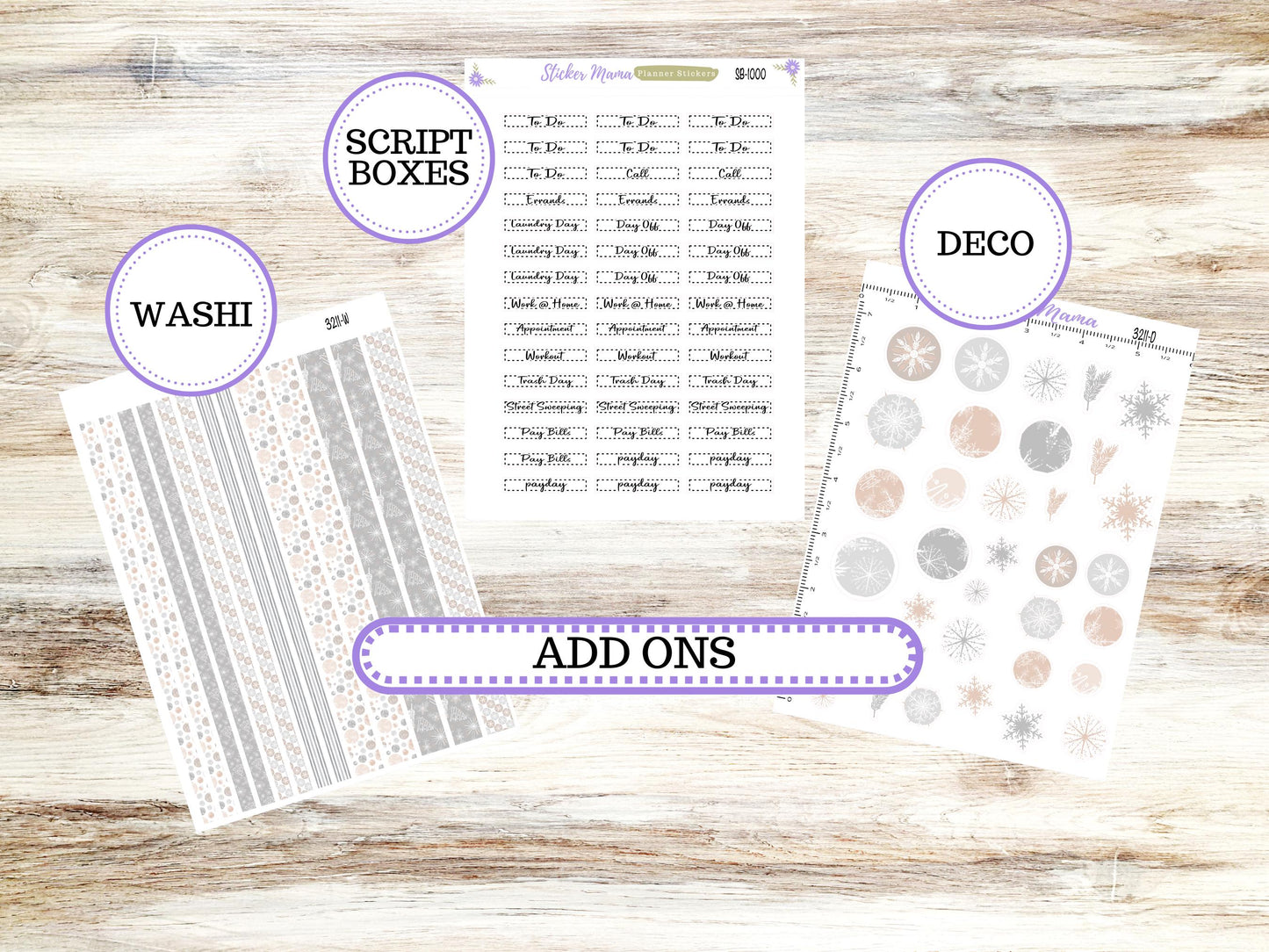 LD “The Nancy & Anne” Large || Week + Month PLANNER Monthly Kit #3211 || Laurel Denise Horizontal Vertical Kit || January || 10-25