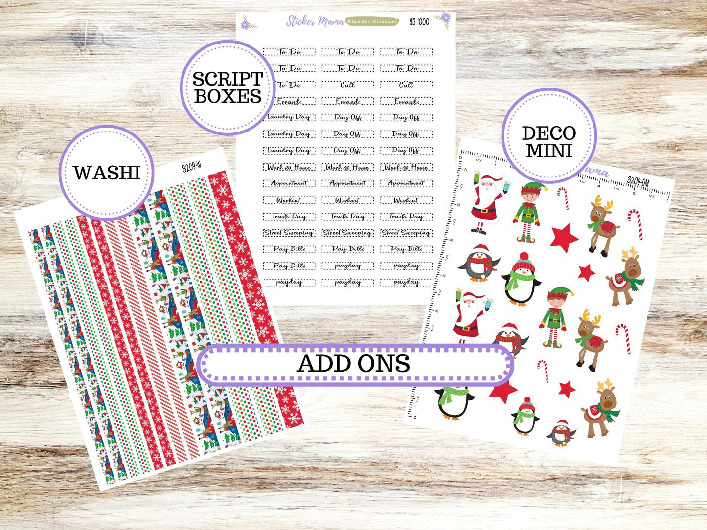 LD "Th Rose" Small || 4 COLUMN Mini (formerly the project mini) Size Planner Kit #3209 || Jolly Pines || Project Stickers || June 25