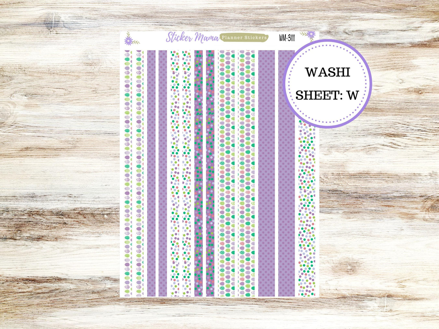 WASHI PLANNER STICKERS || 3111 || Easter Extravaganza || Washi Stickers || Planner Stickers || Washi for Planners