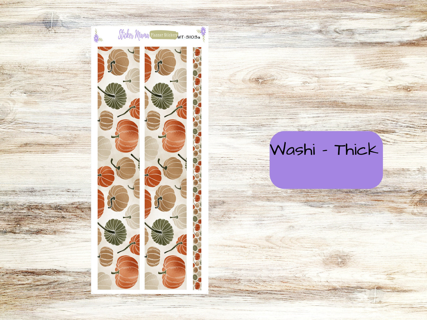 WASHI PLANNER STICKERS || 3103 || Harvest Thanksgiving || Washi Stickers || Planner Stickers || Washi for Planners