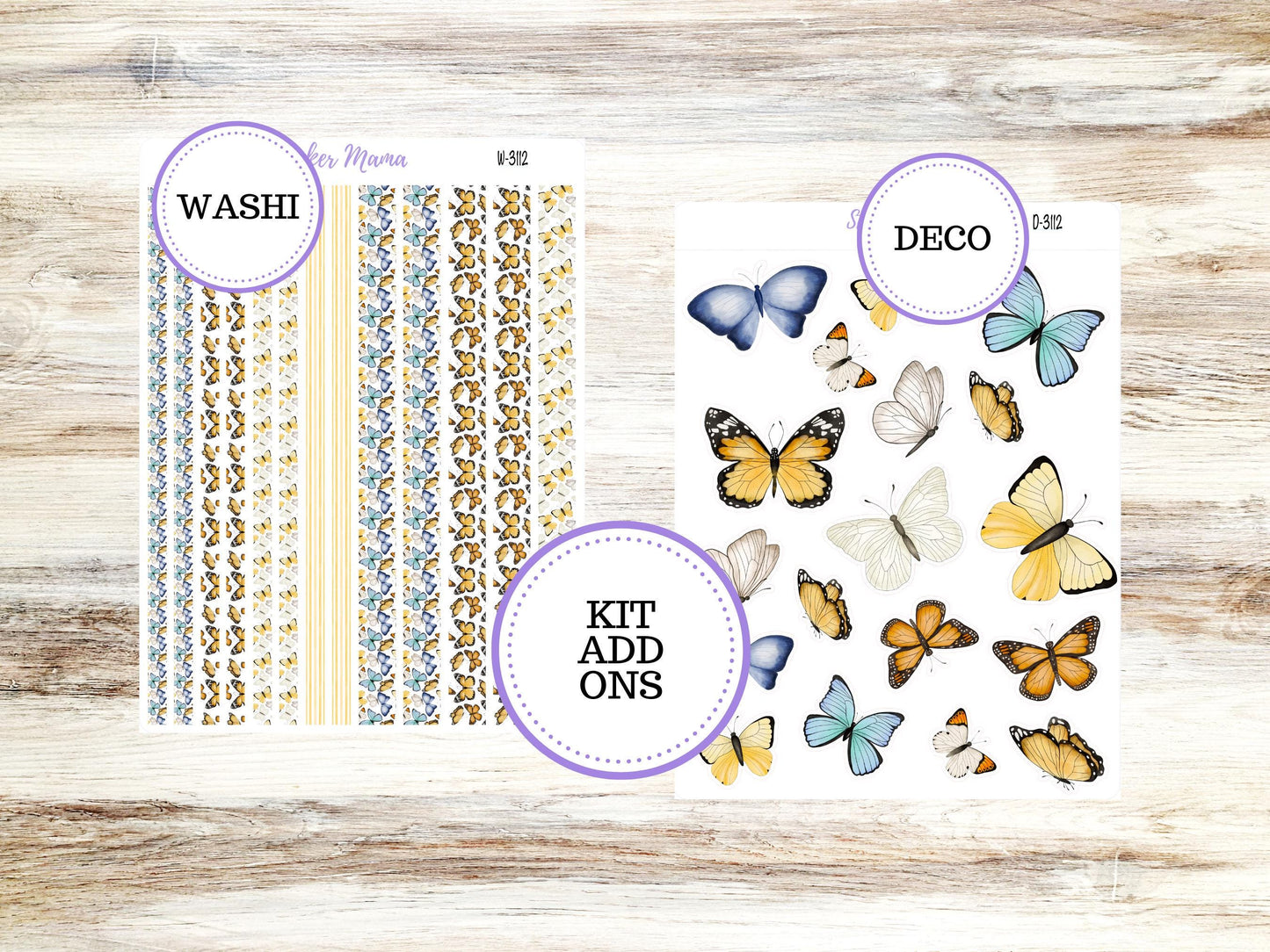 LAUREL DENISE TEACHER Monthly Planner Kit #3112 || Butterfly Bliss ||Laurel Denise Kit || Laurel Denise Teacher Planner