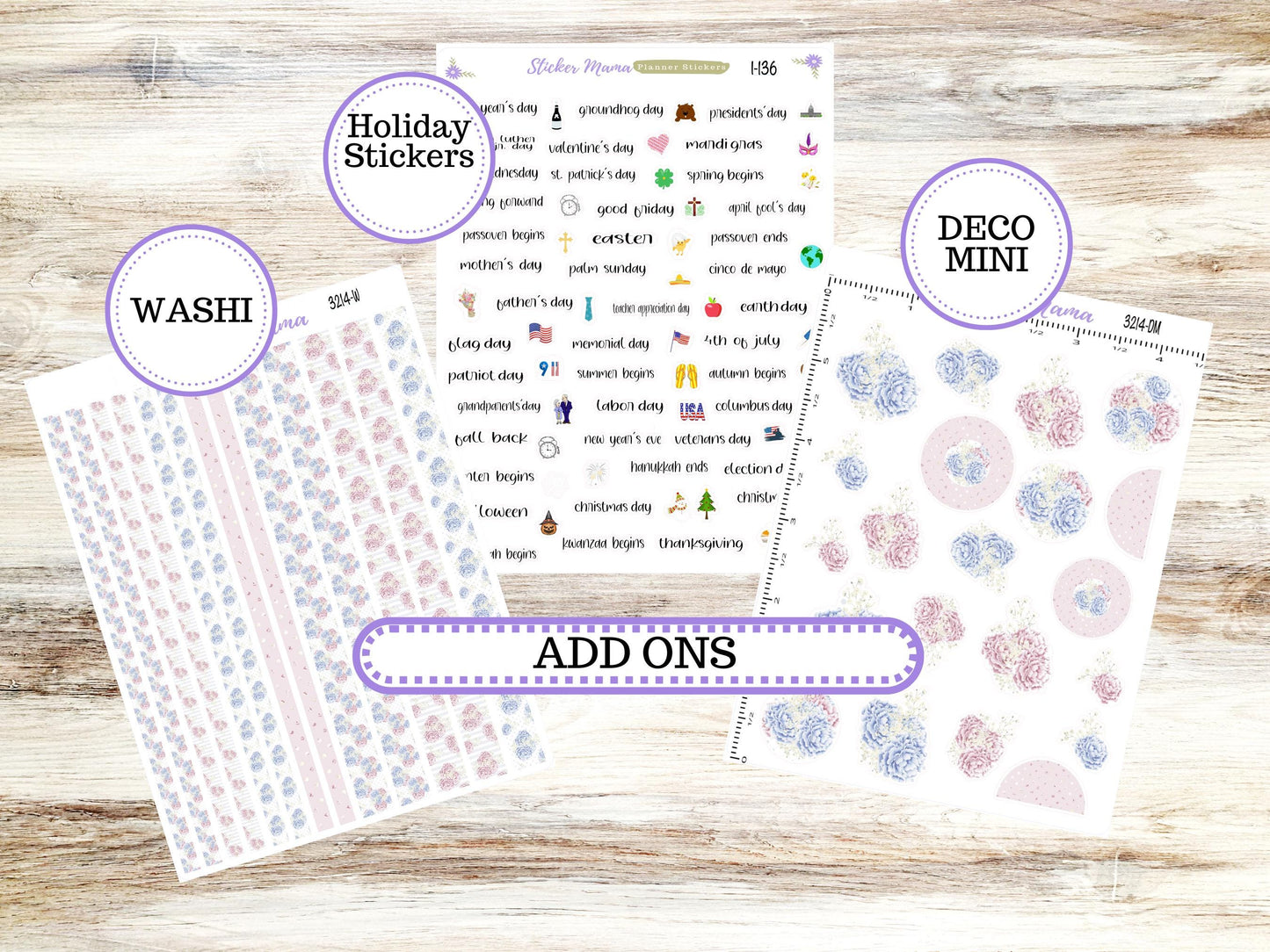 LD Small "The Scout" || PORTRAIT Weekly + Monthly Planner Kit #3214 || April Peony Palace || Laurel Denise Kit Portrait || 12-25