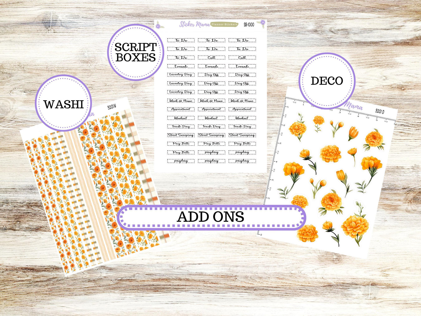 Laurel Denise Large Nancy & Anne Planner Sticker Kit | Vertical Horizontal Week + Month | Month of your Choice 3201 Fall Colors | 5-26