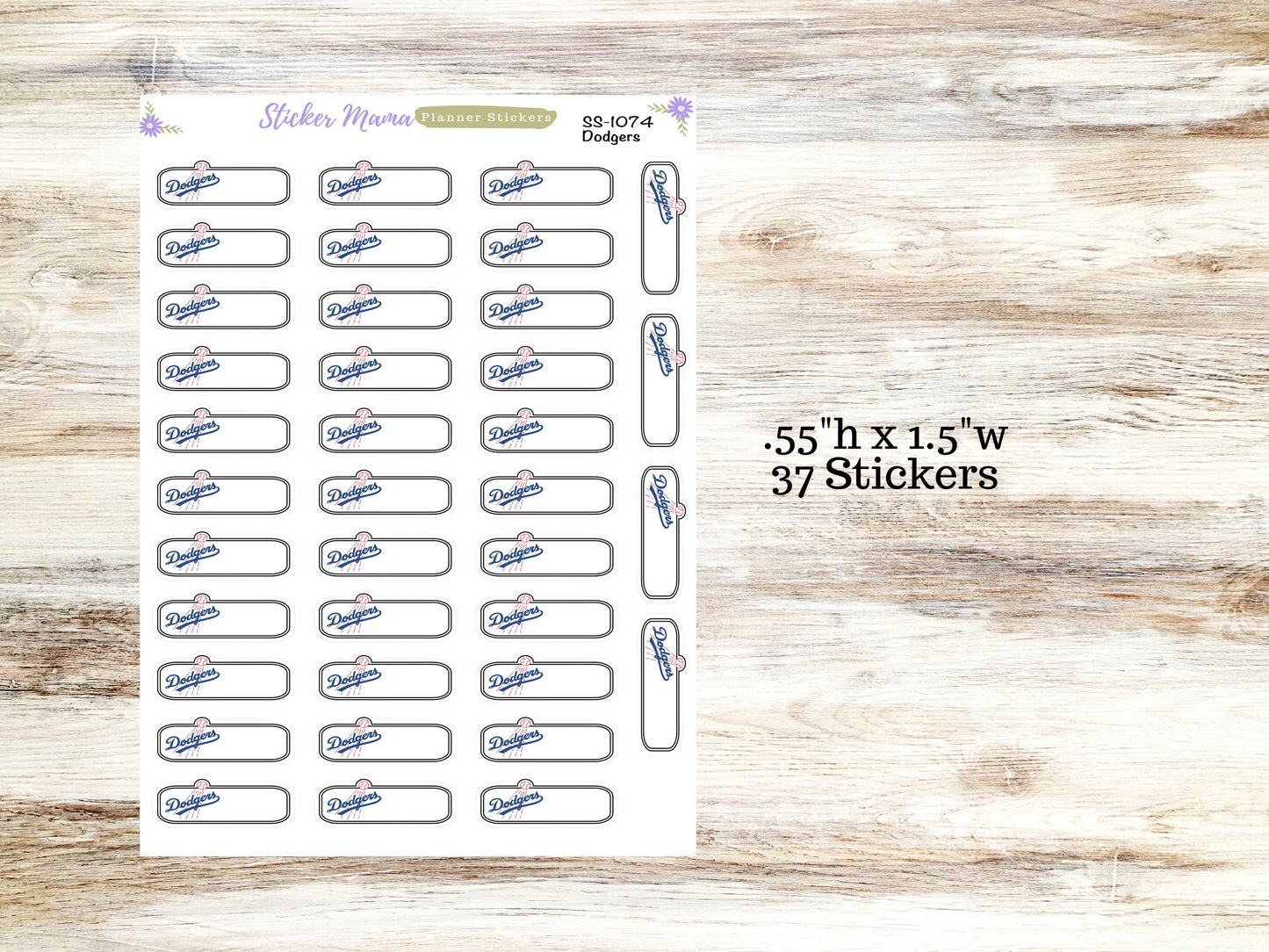 CUSTOM BASEBALL Stickers SS-1074 || Baseball Stickers || Baseball Games || Baseball Labels || Baseball Planner Stickers