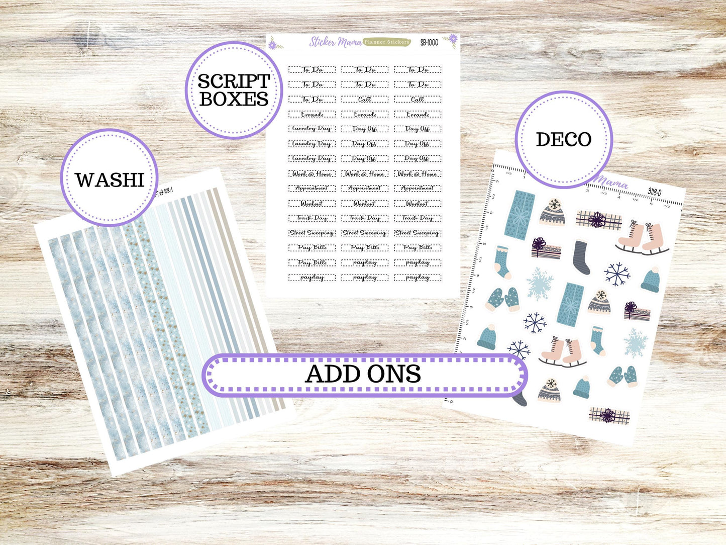 LD “The Nancy & Anne” Large || Week + Month PLANNER Monthly Kit #3118 || Laurel Denise Horizontal Vertical Kit || January || 10-25