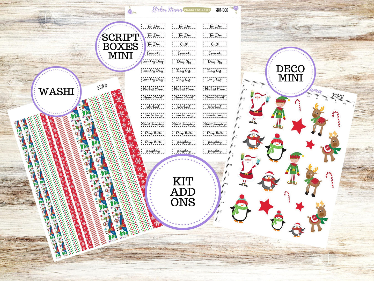 JOURNALING KIT || #3209 || Jolly Pines || Journal Planner || Planner Stickers || Journal Stickers