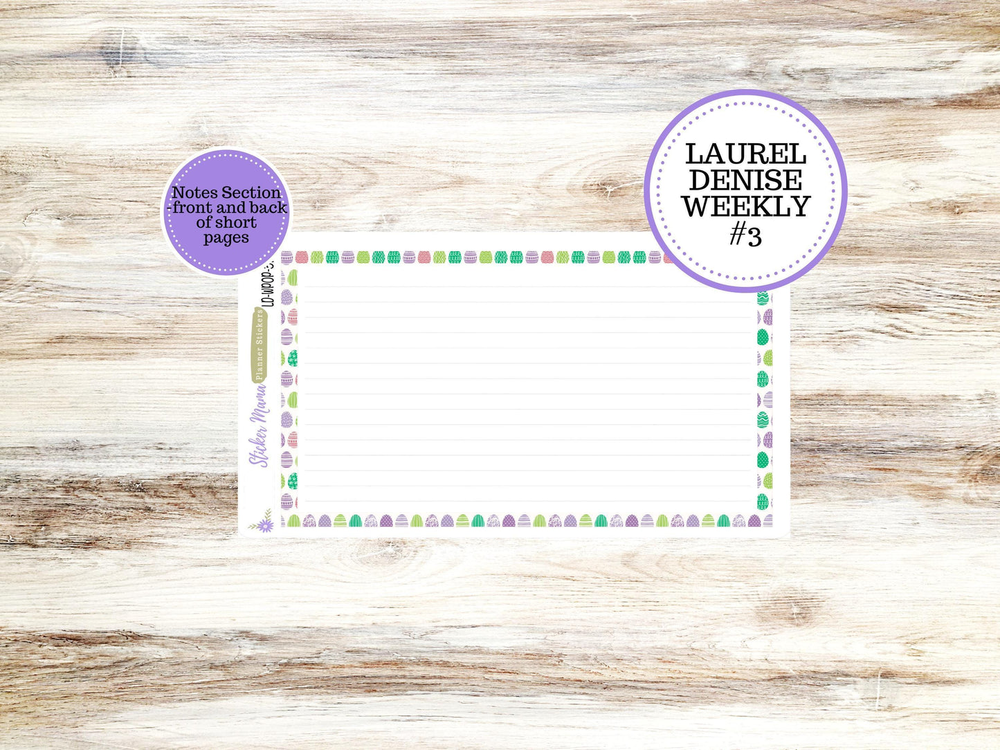 LAUREL DENISE PORTRAIT || Planner Kit #3111 || Easter Eggstravaganza || Laurel Denise Kit || Laurel Denise Stickers || ld