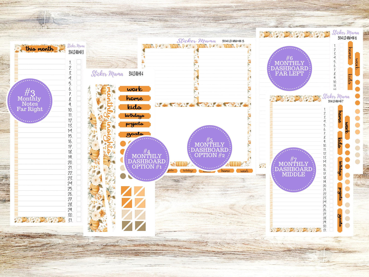 LAUREL DENISE MINI Week + Month Planner Kit #3114 || Laurel Denise September Kit || Laurel Denise Stickers || September June 25
