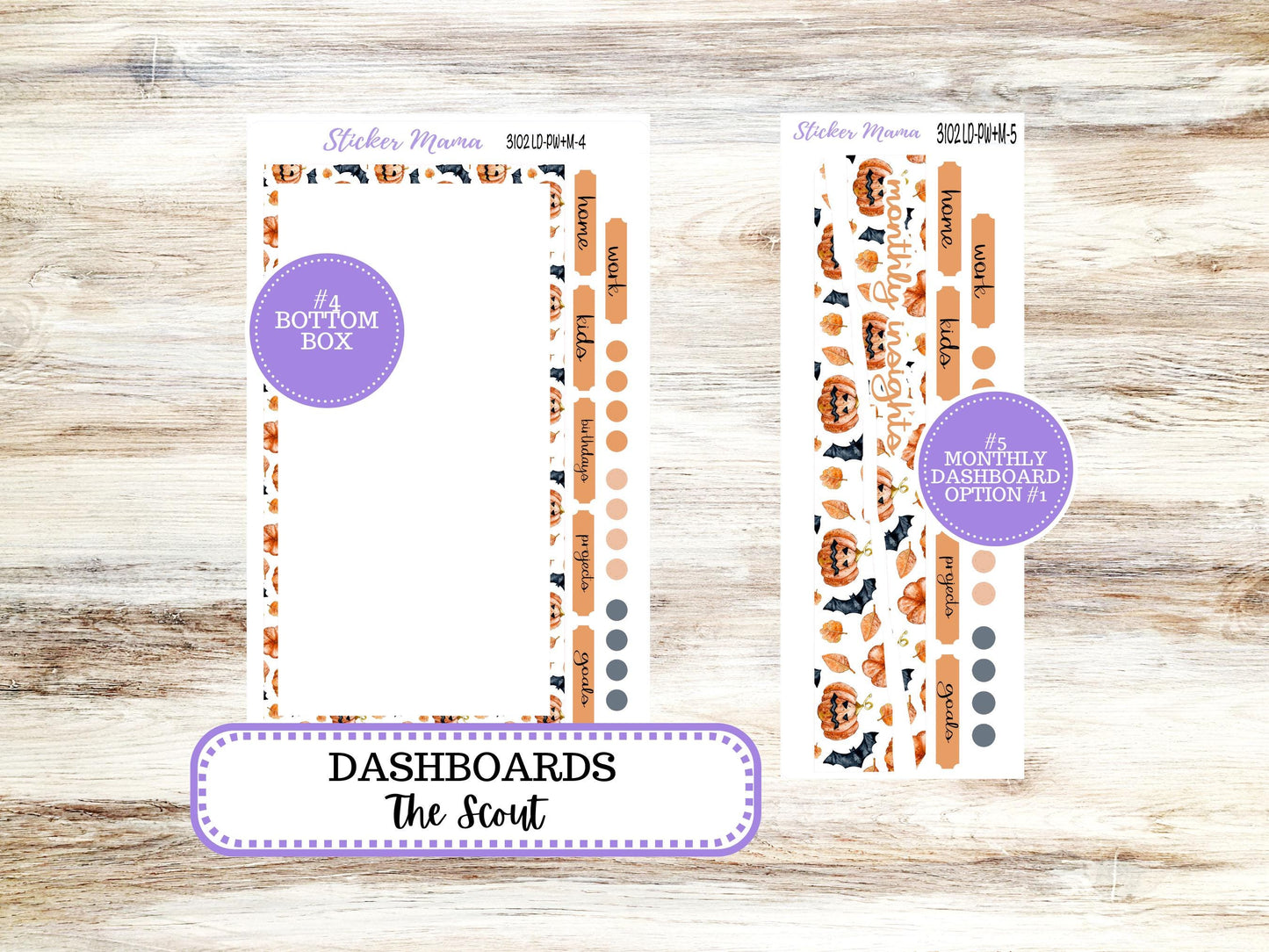 LD "The Scout" || PORTRAIT Weekly + Monthly Planner Kit #3102 || Pumpkin Town || Laurel Denise Kit Portrait || Aug 25