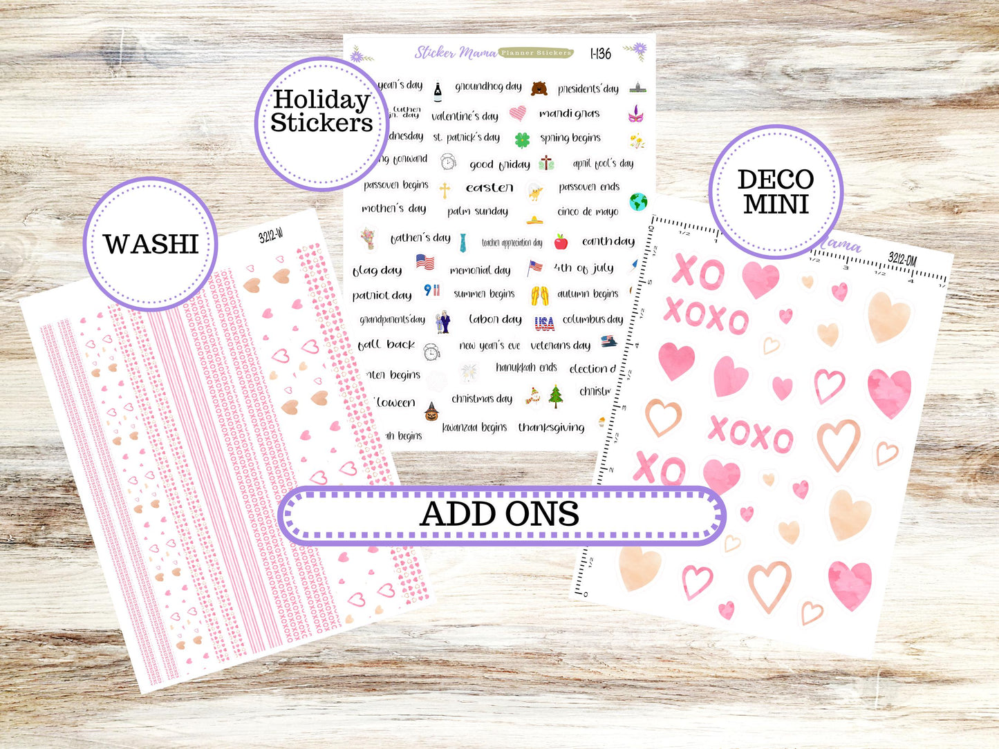 LD Small "The Scout" || PORTRAIT Weekly + Monthly Planner Kit #3212 || Love Notes || Laurel Denise Kit Portrait || February || 10-25
