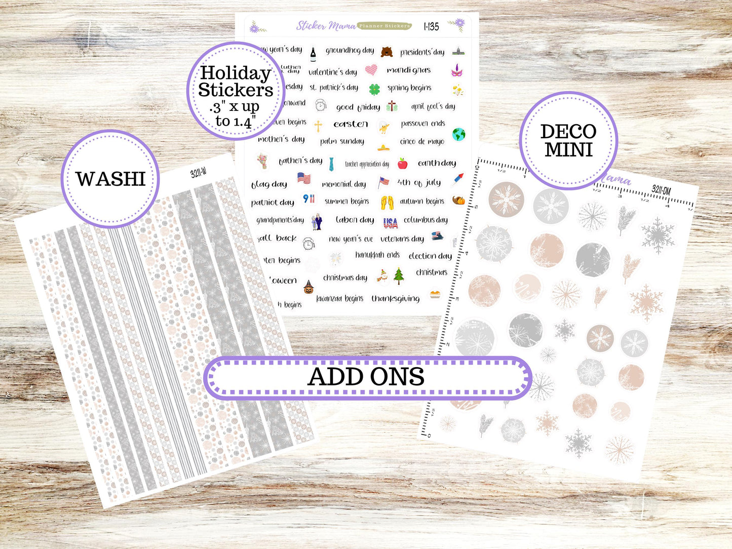 LD Large "The Scout" || PORTRAIT Weekly + Monthly Planner Kit #3211 || January || Laurel Denise Kit Portrait || Pastel Wonderland || 10-25