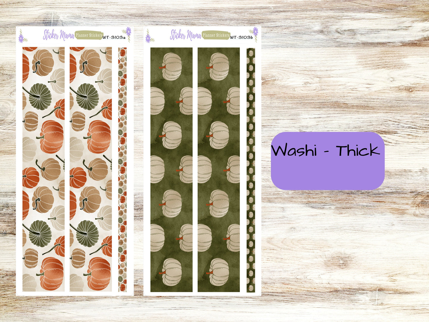WASHI PLANNER STICKERS || 3103 || Harvest Thanksgiving || Washi Stickers || Planner Stickers || Washi for Planners