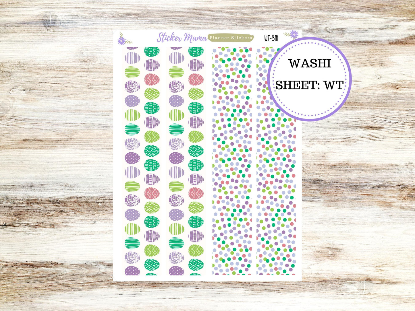 WASHI PLANNER STICKERS || 3111 || Easter Extravaganza || Washi Stickers || Planner Stickers || Washi for Planners