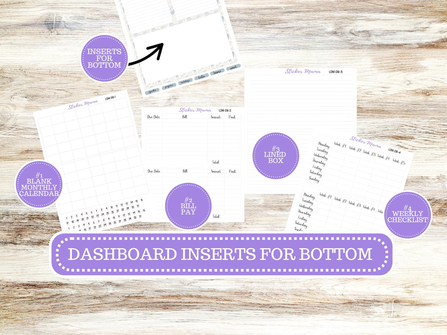 LAUREL DENISE MINI Week + Month Planner Kit #3114 || Laurel Denise September Kit || Laurel Denise Stickers || September June 25