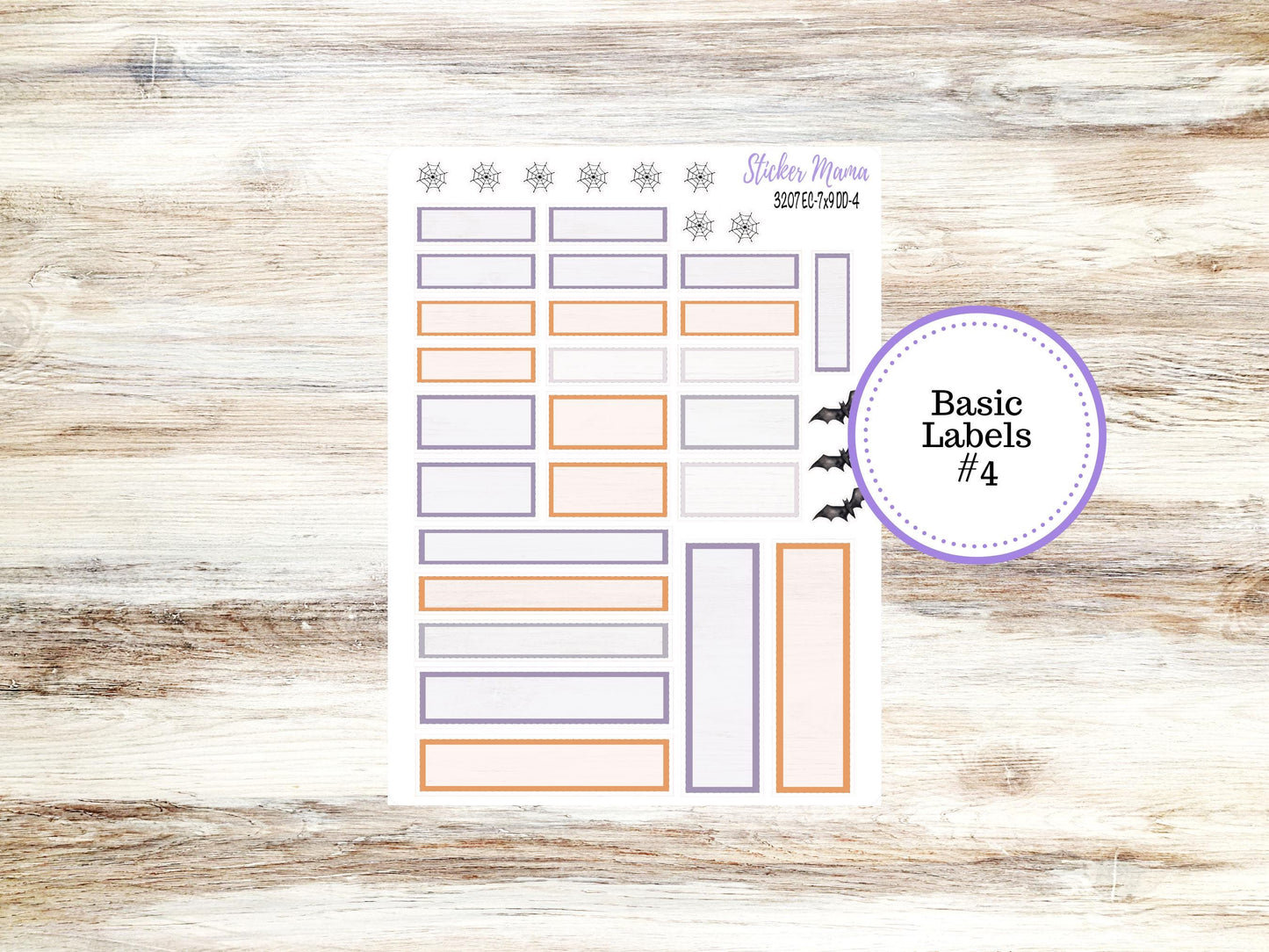 ERIN CONDREN Daily Duo Planner Kit DD-3207 || October - Haunted Haven || Daily Duo Planner Sticker Kit || Erin Condren ||