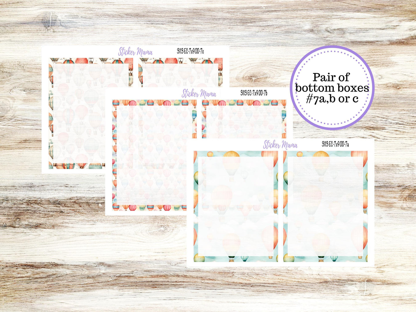 ERIN CONDREN Daily Duo Planner Kit DD-3113 || Sky High August || Daily Duo Planner Sticker Kit || Erin Condren ||