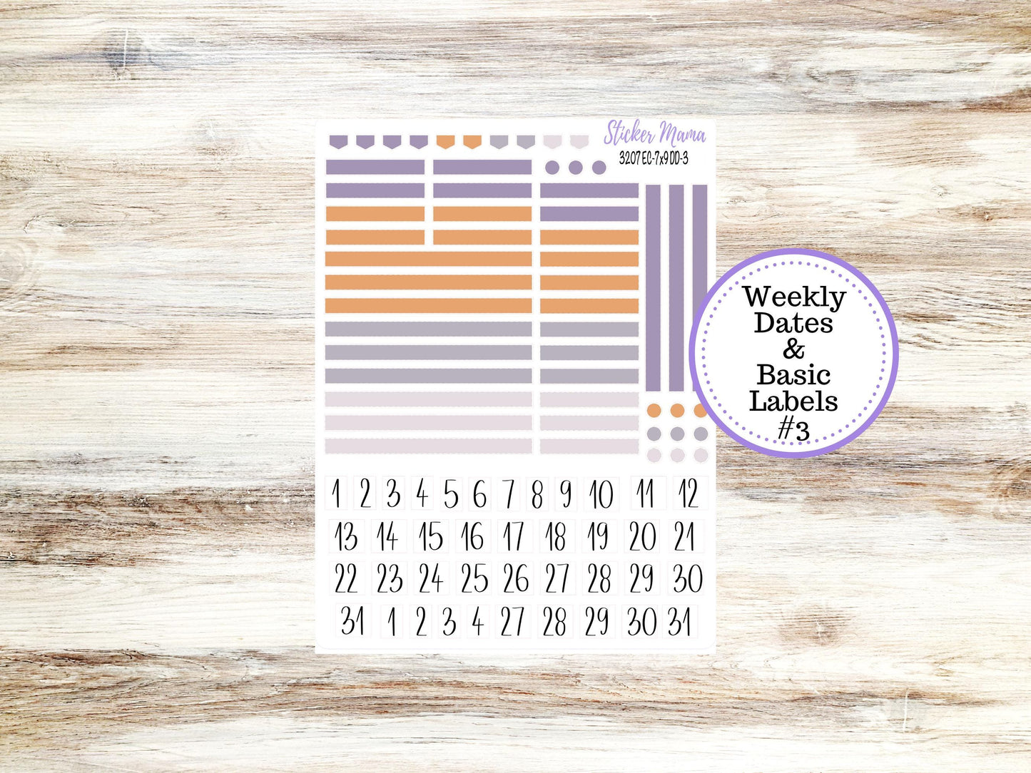 ERIN CONDREN Daily Duo Planner Kit DD-3207 || October - Haunted Haven || Daily Duo Planner Sticker Kit || Erin Condren ||