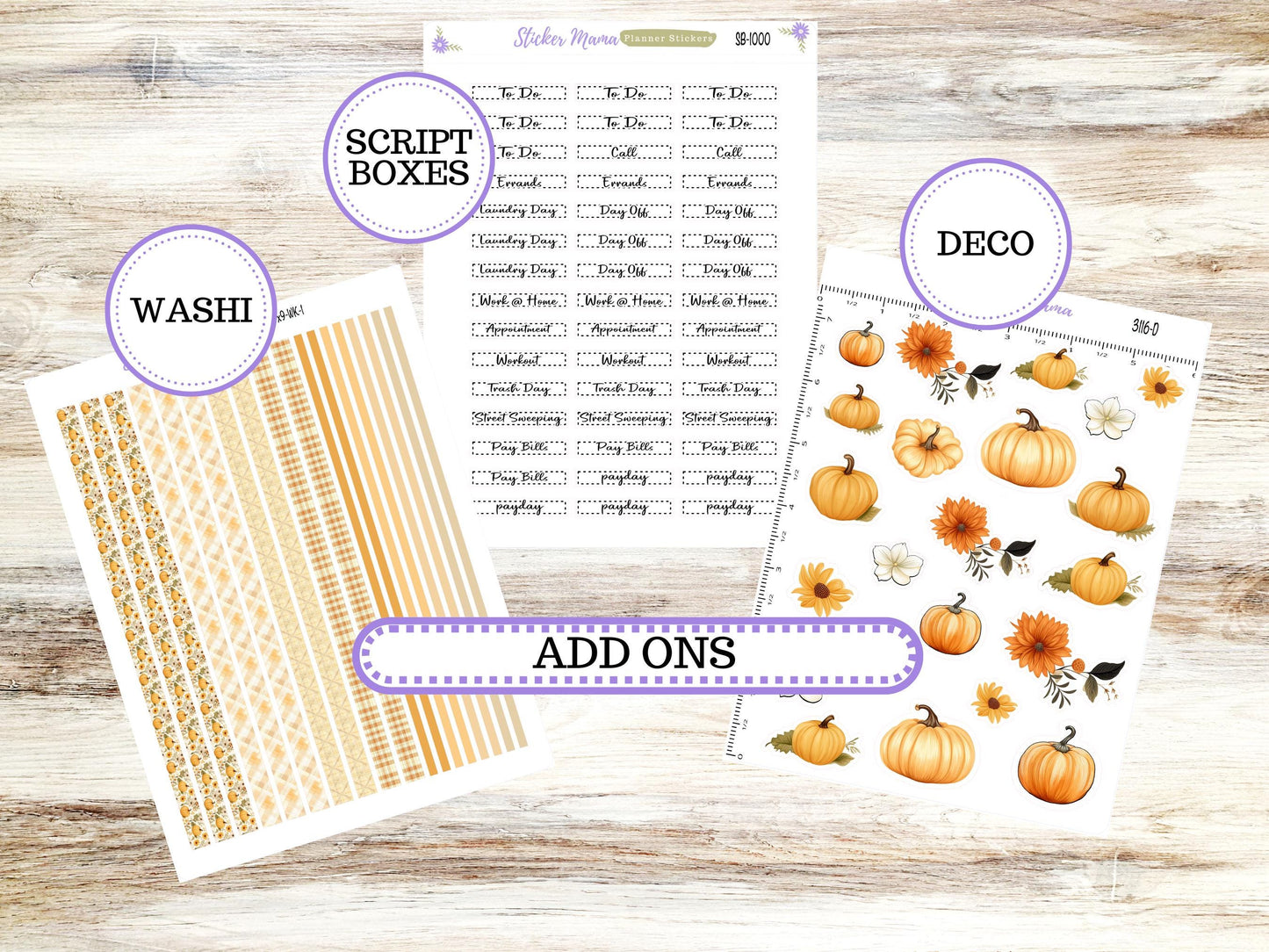LD "The Rose" Large || 4-COLUMN (formerly project) Planner Kit #3116 || Floral Harvest || Laurel Denise Stickers || 9-25