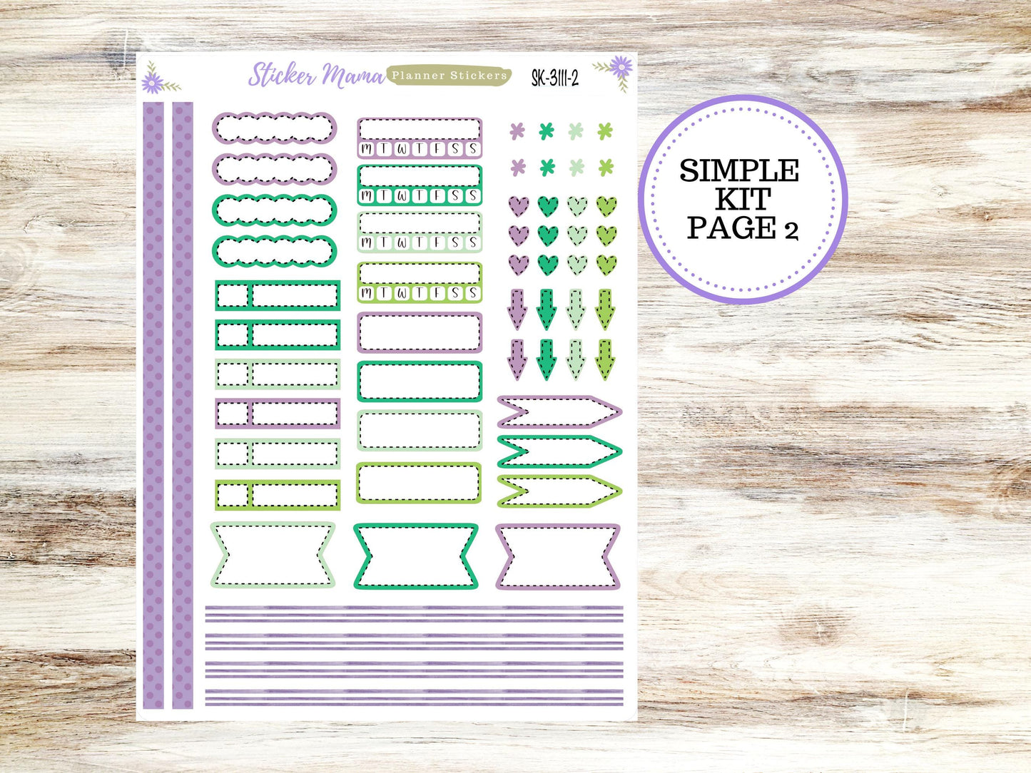 SIMPLE KIT || #3111 || Egg Extravaganza || Any Kind Planner || Planner Stickers || Planner Stickers